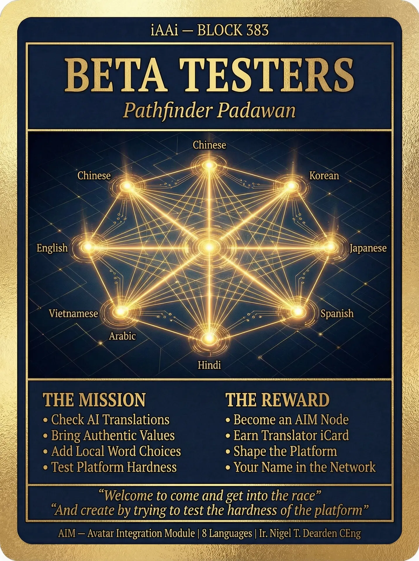 Beta Testers — Pathfinder Padawan