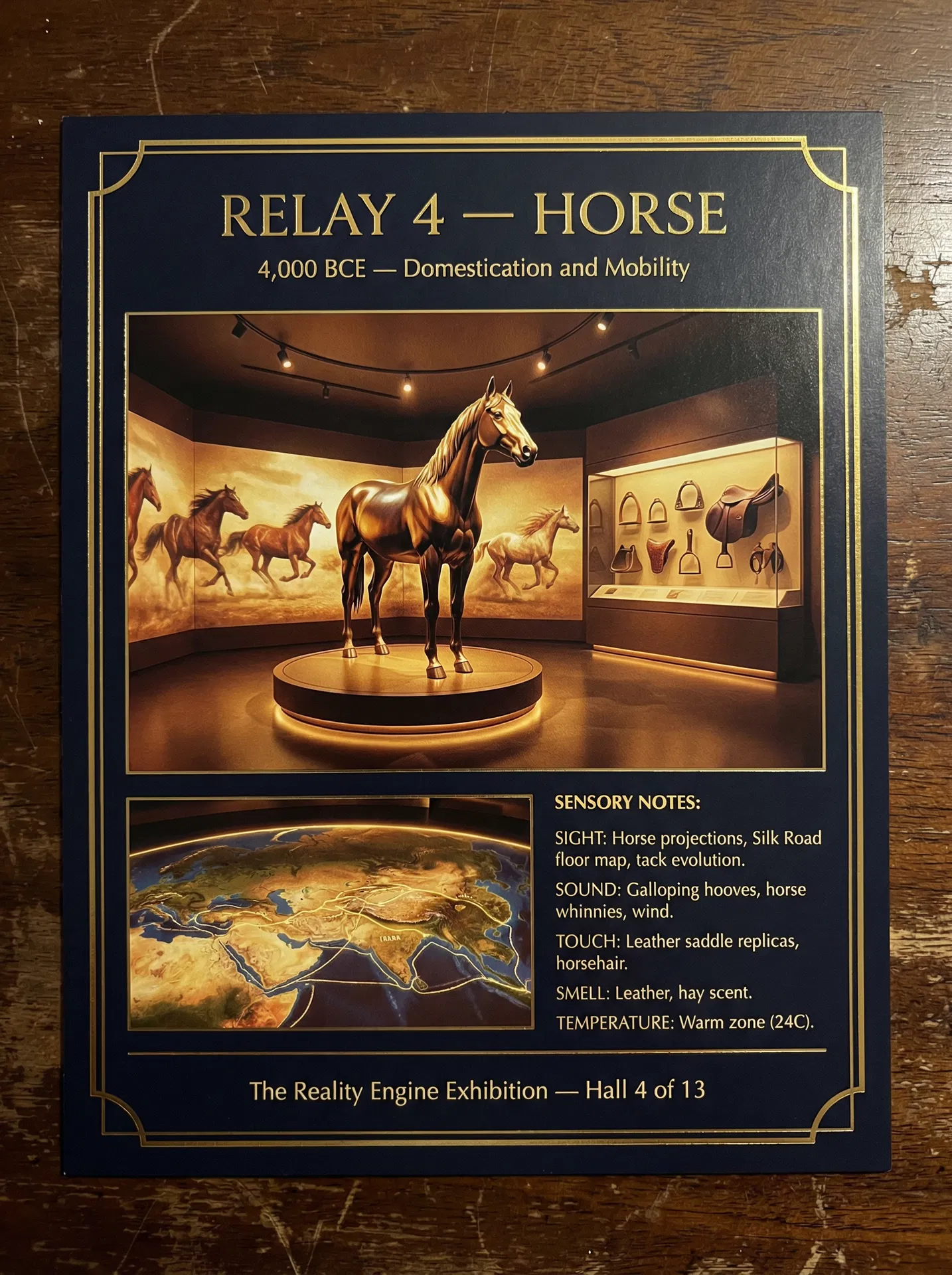 Relay 4 — HORSE — 4,000 BCE — Domestication & Mobility