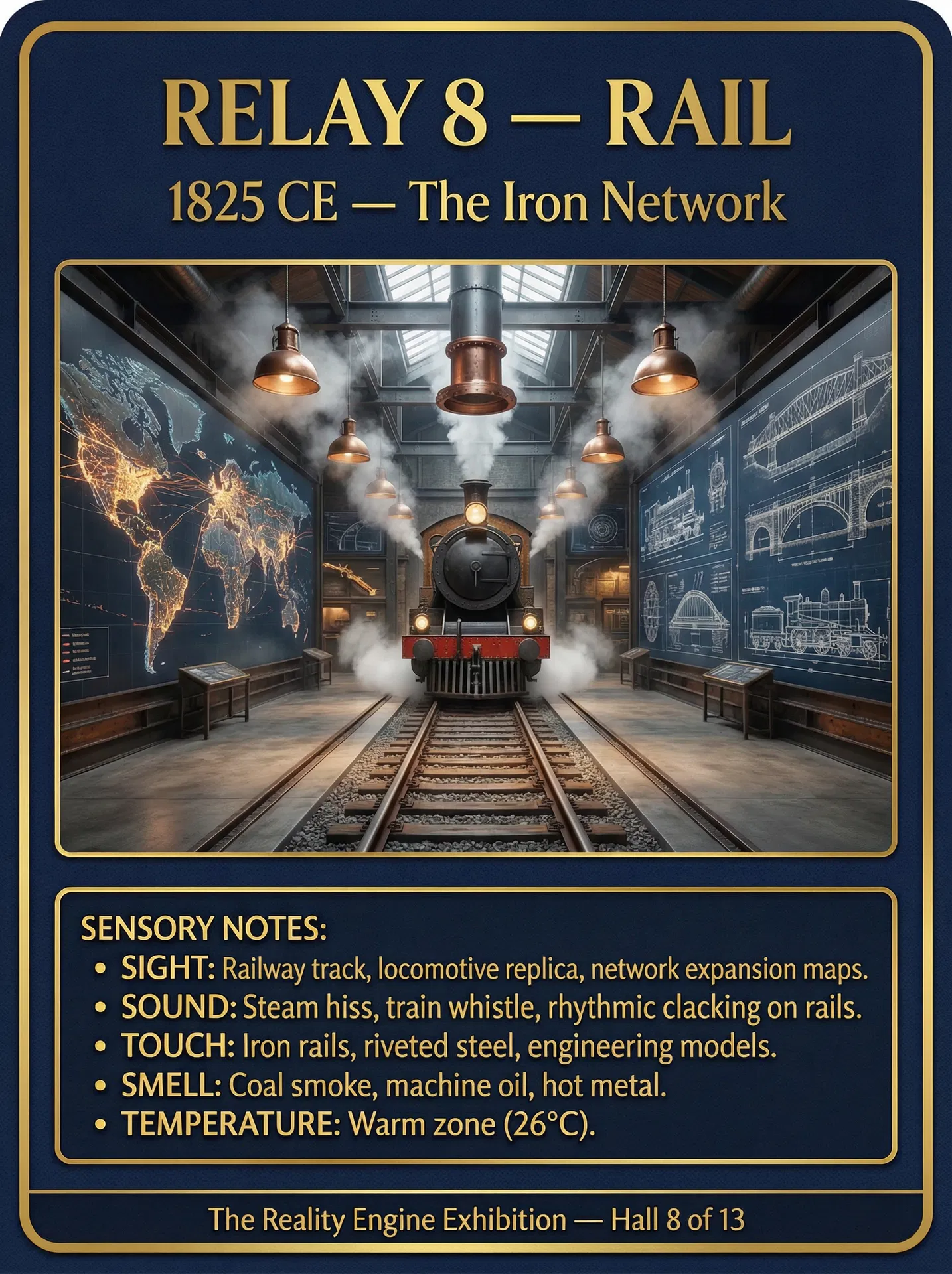 Relay 8 — RAIL — 1825 CE — The Iron Network