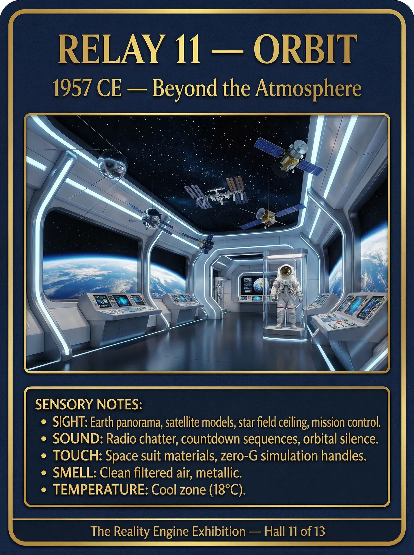 Relay 11 — ORBIT — 1957 CE — Beyond the Atmosphere