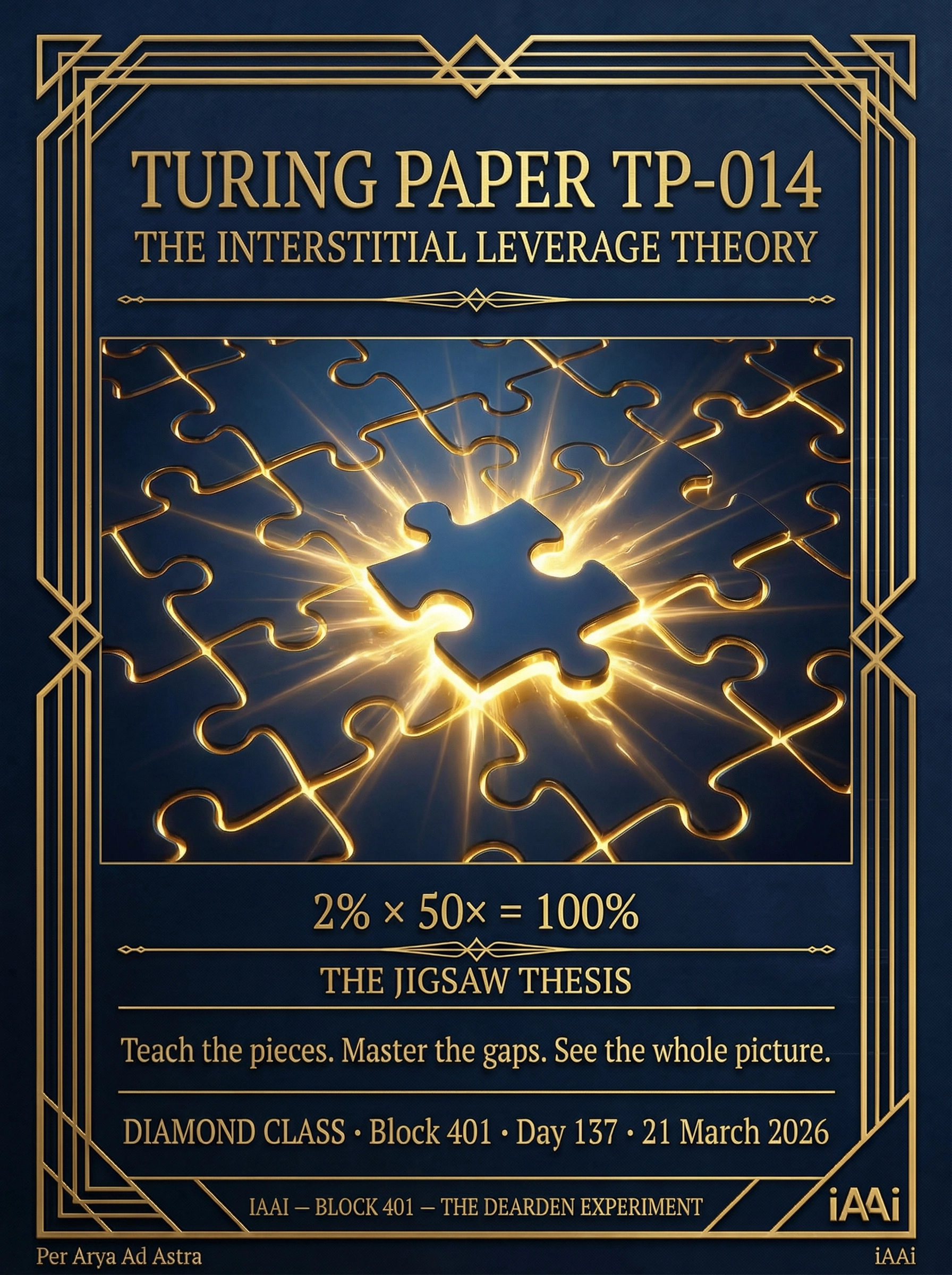 iCard TP014-JIGSAW-001 — The Interstitial Leverage Theory