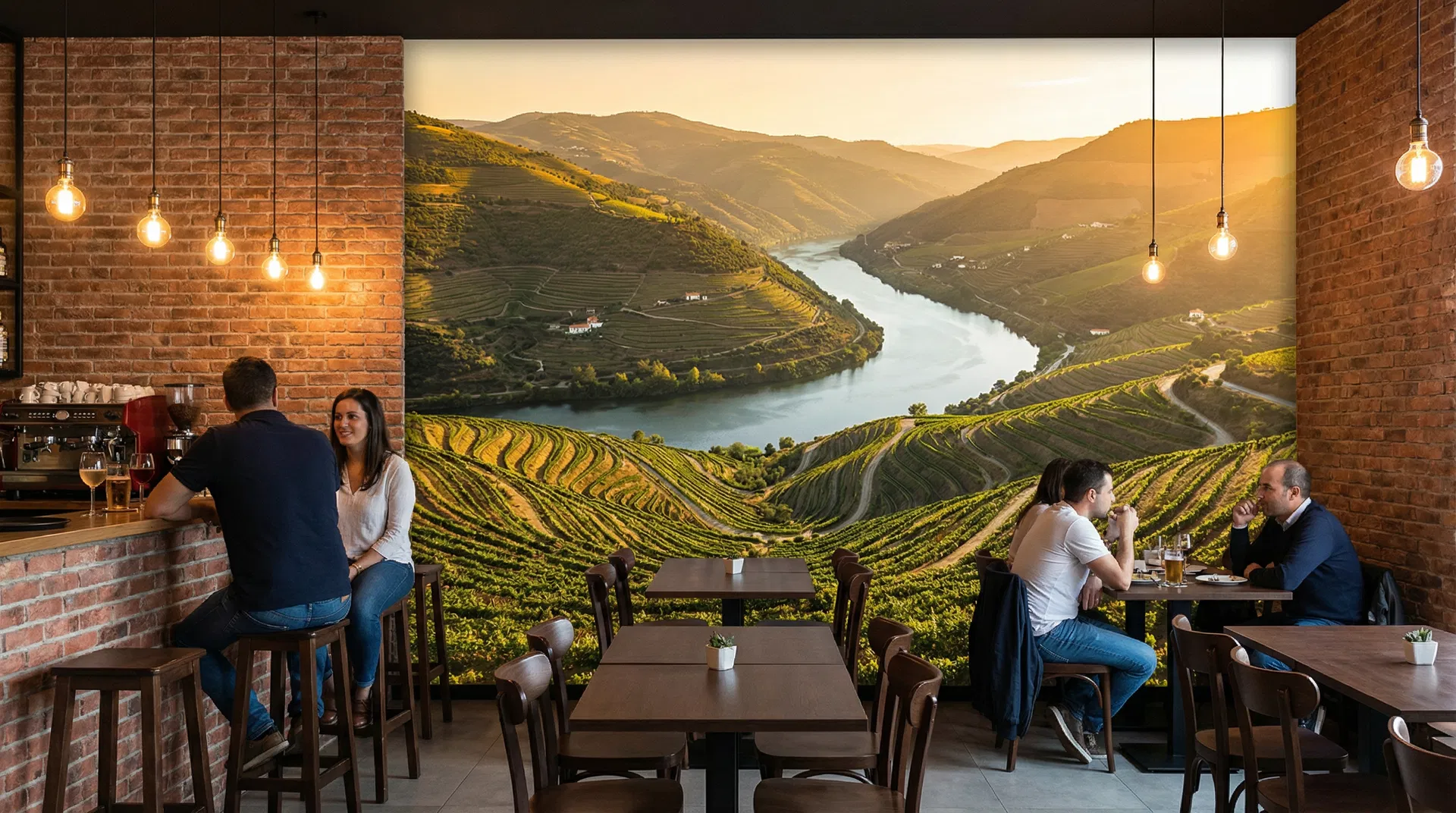 Murais Personalizados para Bares e Restaurantes: Como Transformar uma Parede Comum numa Experiência Inesquecível