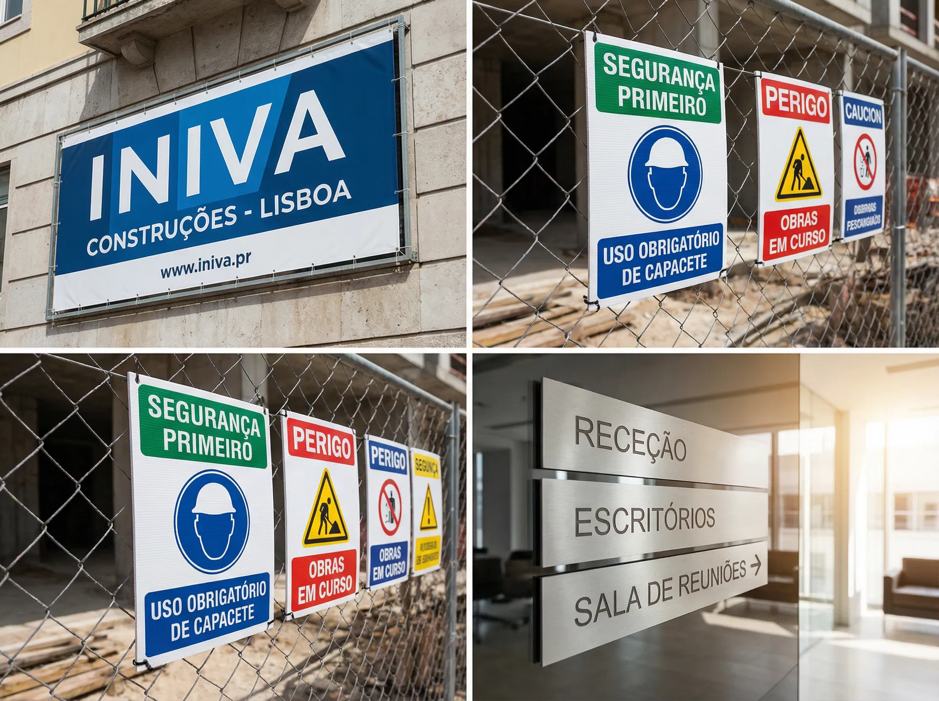 Placas & Sinalética - Gráfica Ansiães