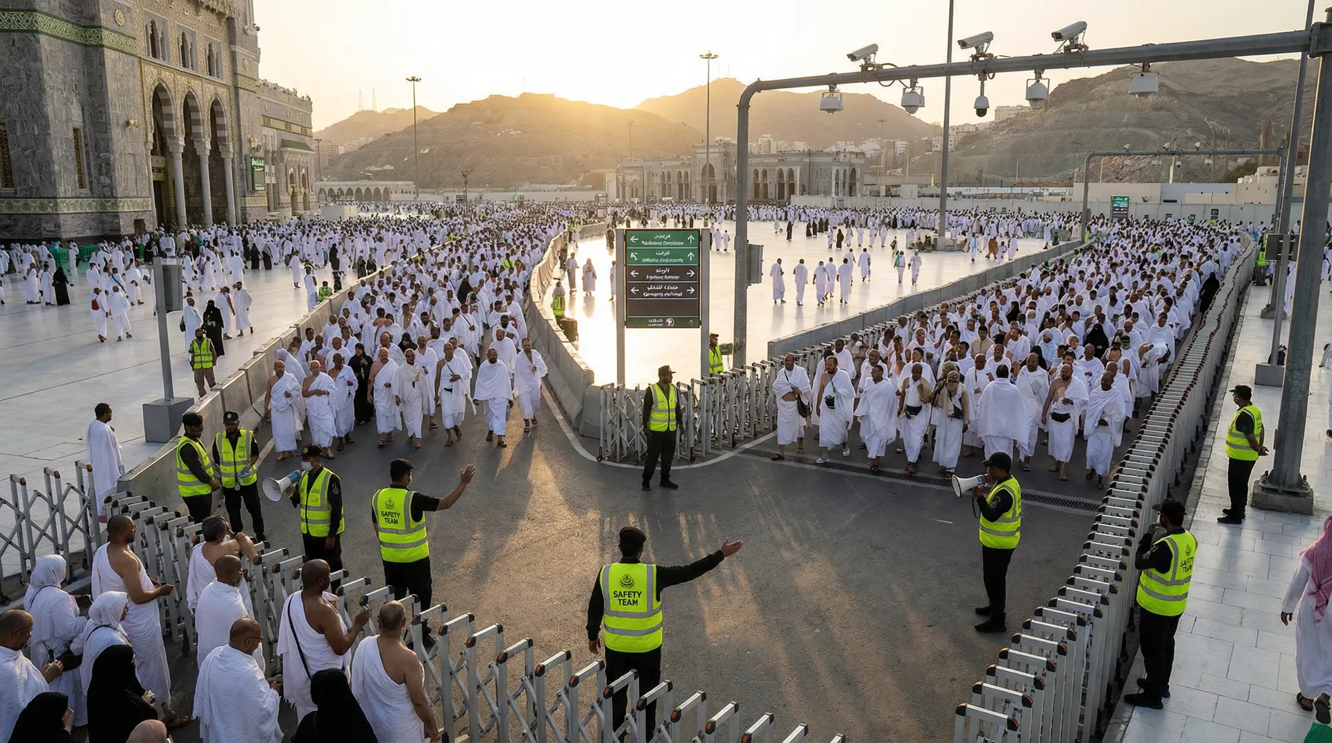 إدارة الحشود في مكة المكرمة
