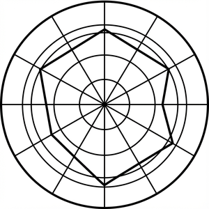 シングル・レーダーチャート