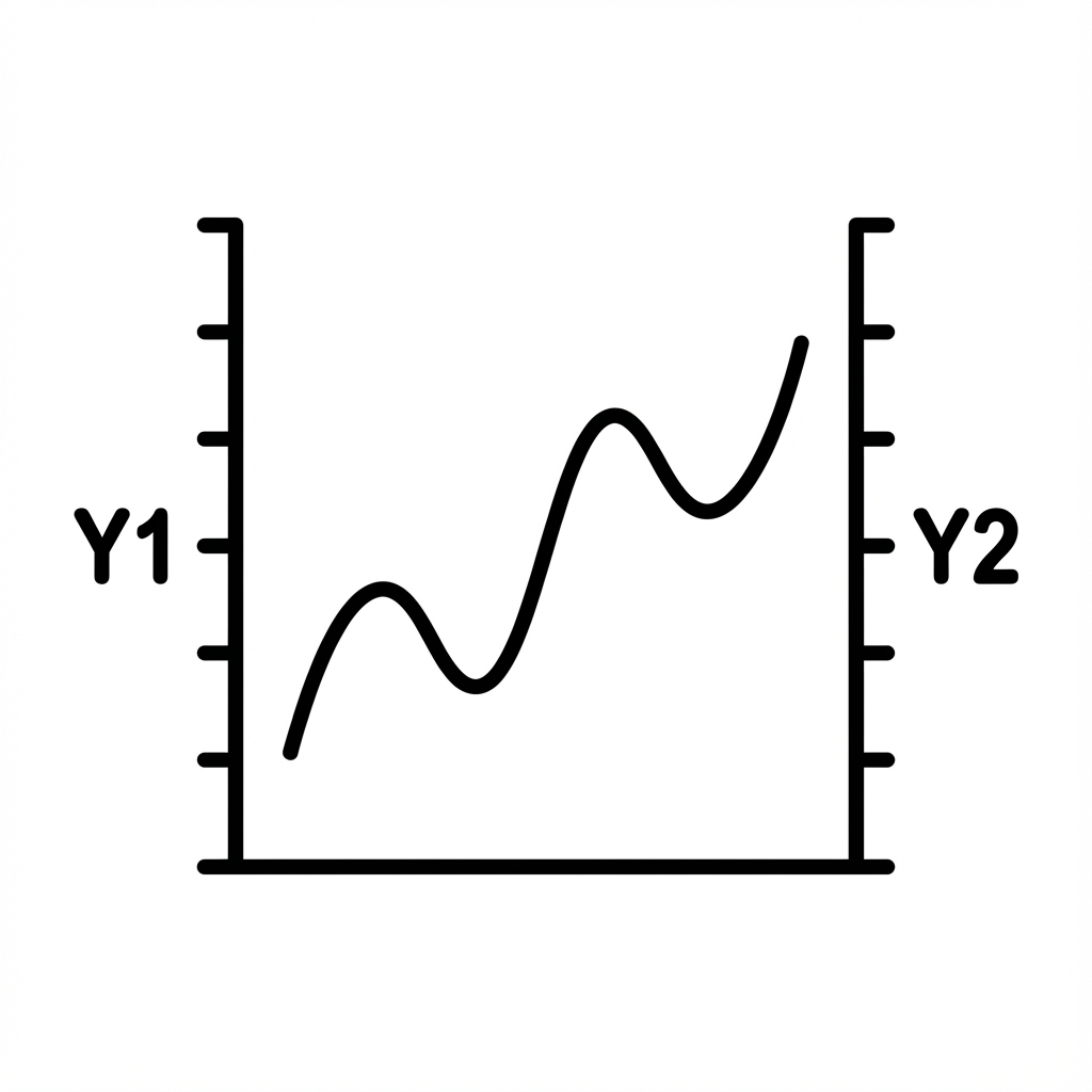 折れ線グラフ（2軸）