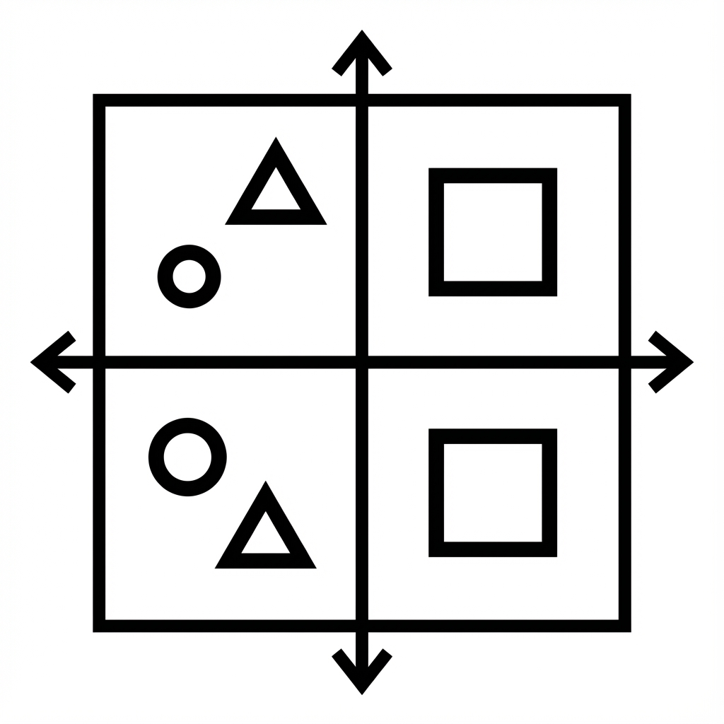 4象限図（度合い型）