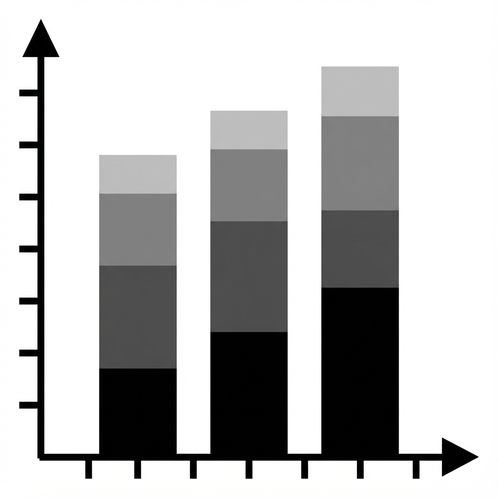 積み上げ棒グラフ