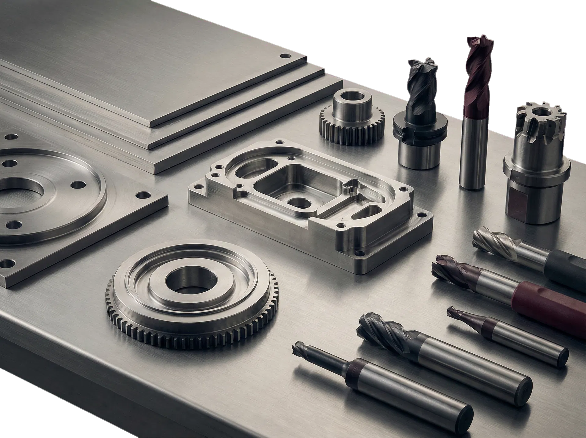 Detalhes de usinagem e precisão