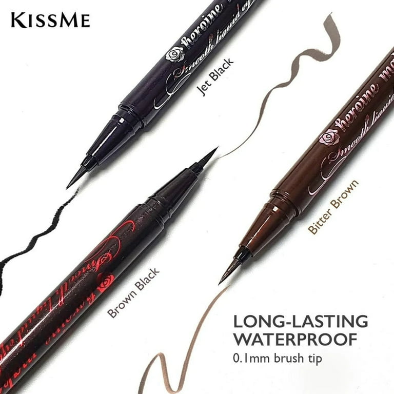 KISS ME Heroine Make Smooth Liquid Eyeliner Super Keep 03 Brown Black