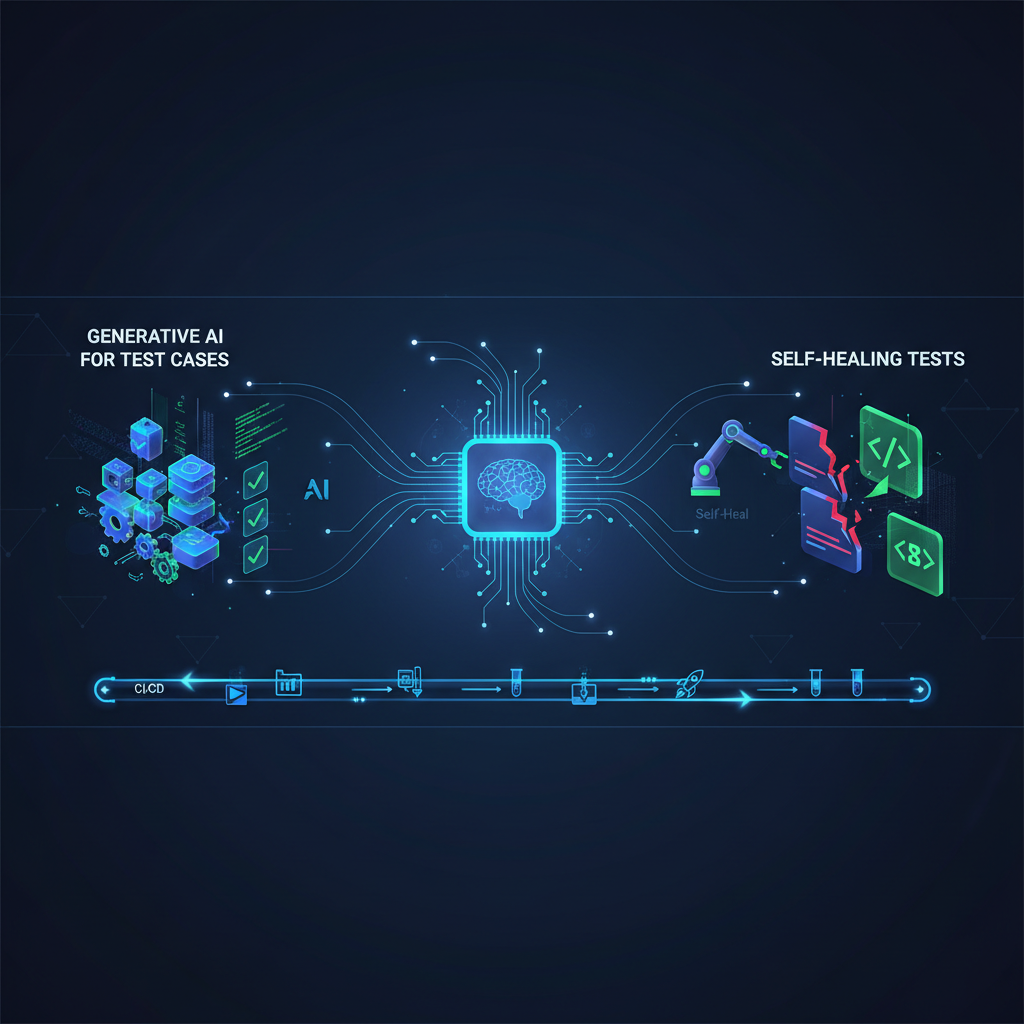 AI in QA: Revolutionizing Testing with Generative AI & Self-Healing Tests