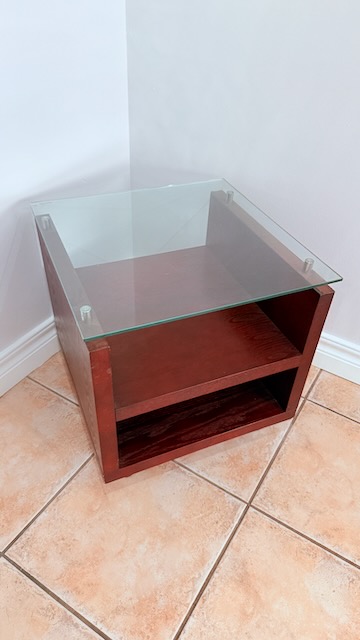 Plain Glass Coffee table set 4