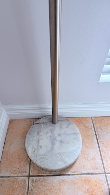 Silver Steel Floor Lamp 2