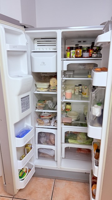 Silver LG Double Door Fridge 4