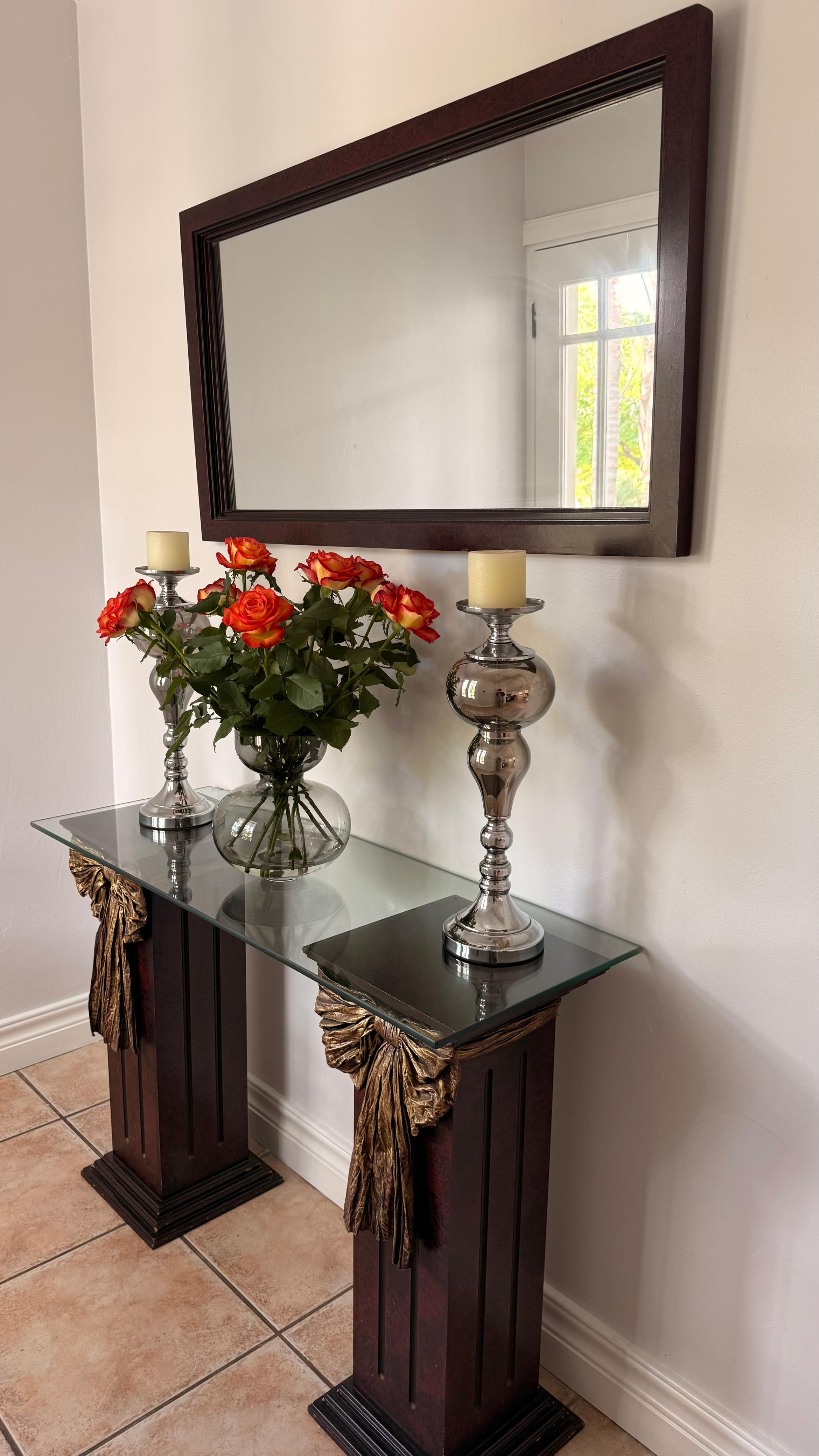 Entrance Console / Mirror and Vase set 1