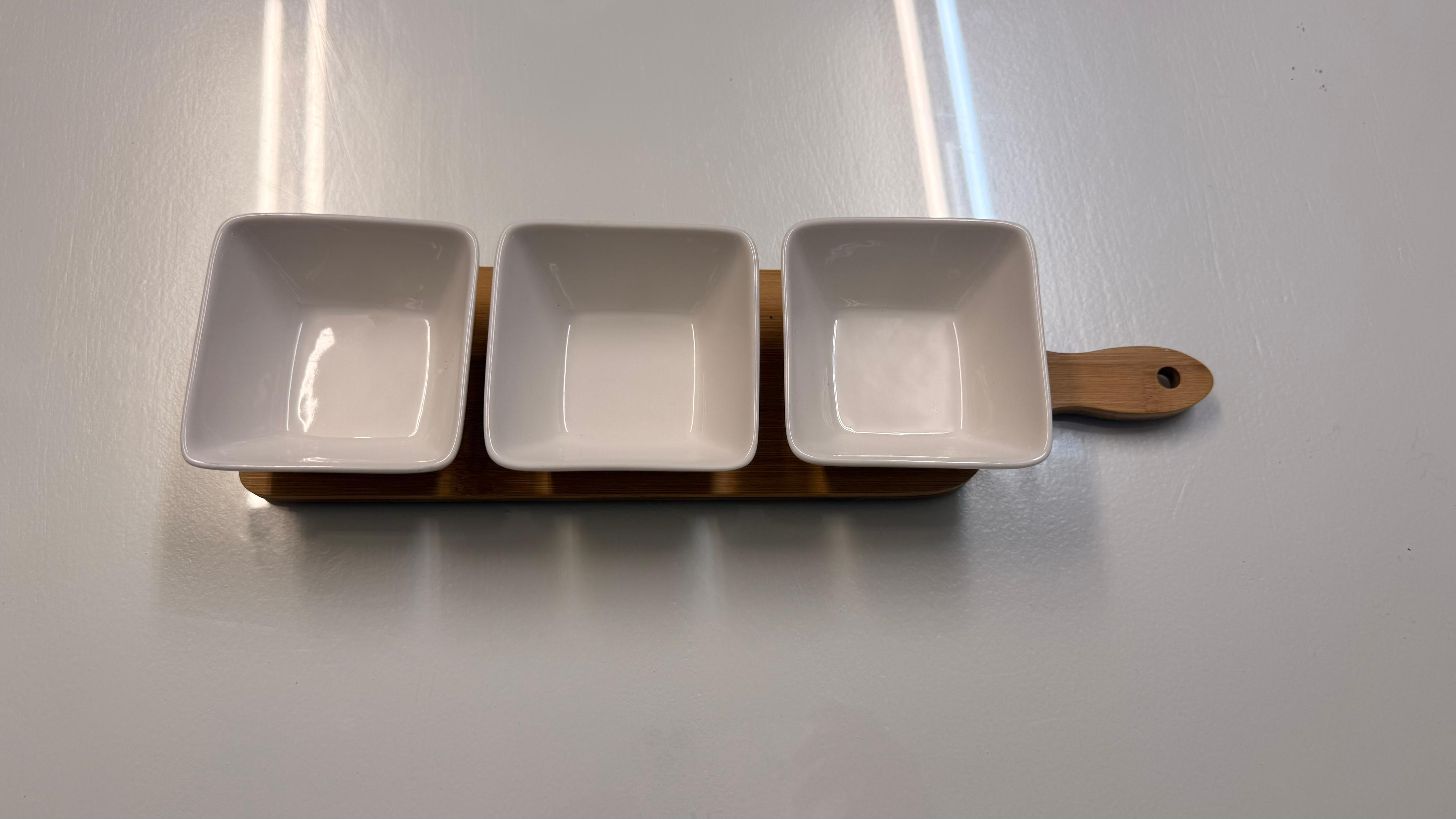Fine Porcelain Small Snack servers from @Home 2