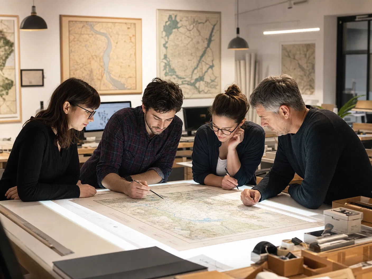 El Camino Maps team at work