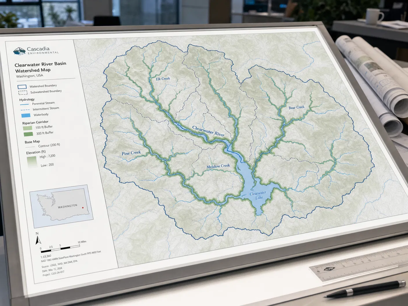 Watershed & Riparian Corridor Maps
