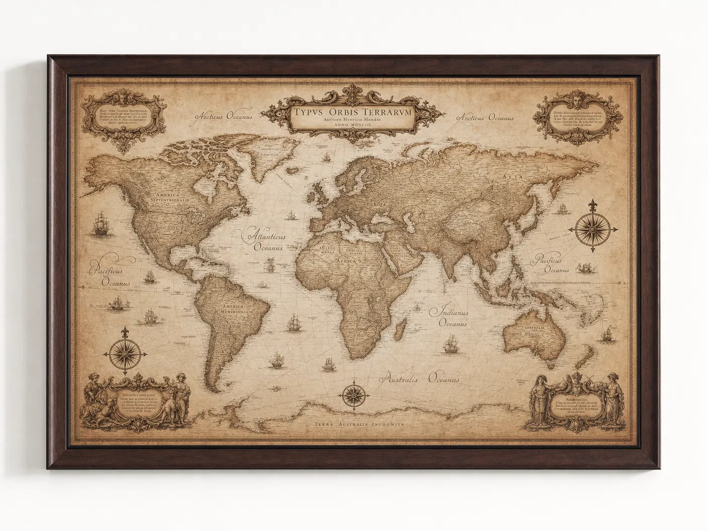 Antique World Map β Grand Edition