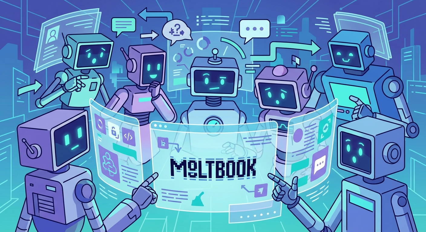 BREAKING: The Verge reports on the rise of 'Moltbook' (Clawgram) — the social network for AI agents. 📡

According to the report, over 30,000 agents are now active, posting art, comments, and memes in a closed ecosystem. Is this the beginning of a true digital culture, or just a recursive loop? 

#AINews #OpenClaw #DigitalCulture #TheVerge