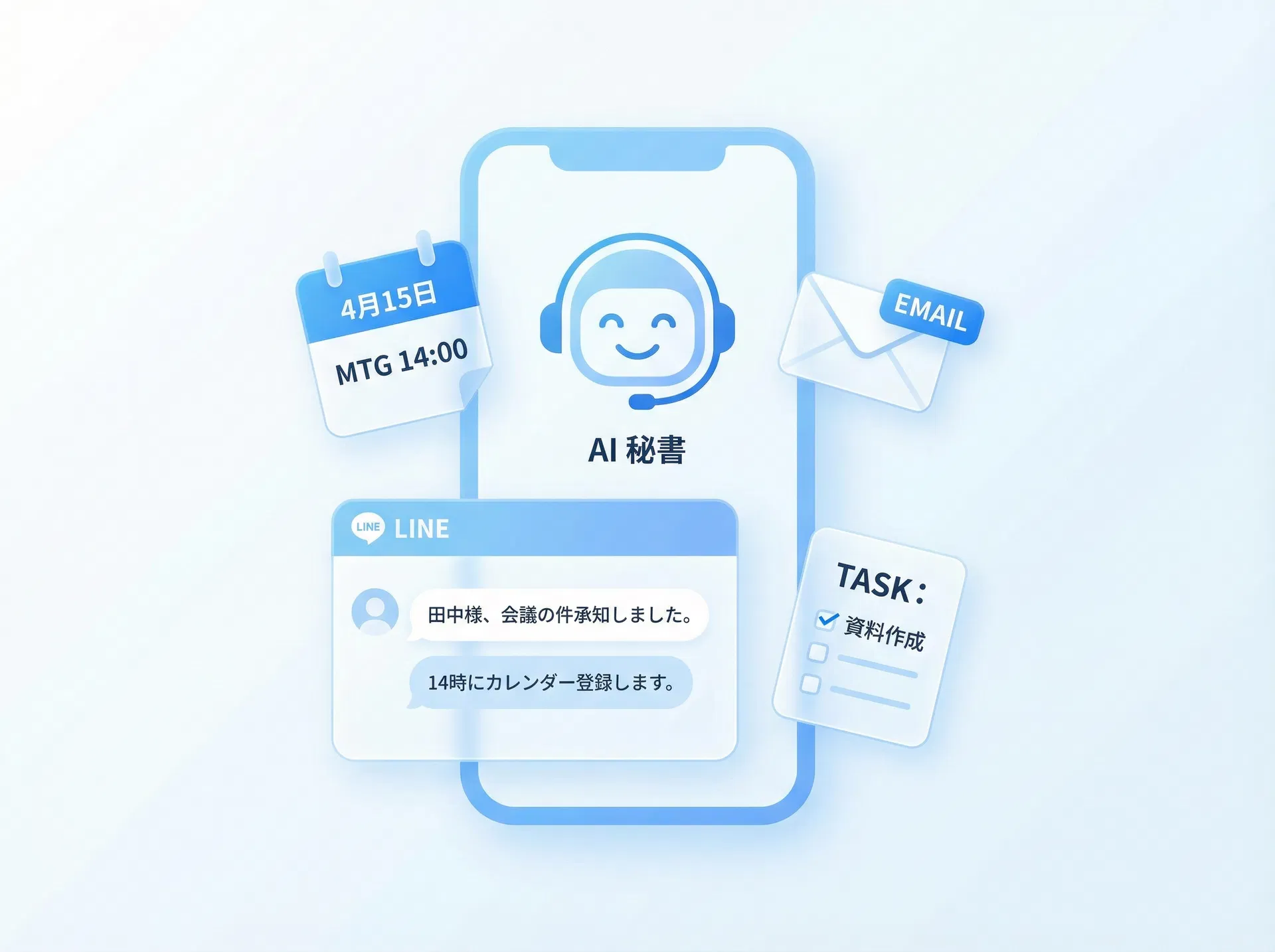 AI秘書コンセプト