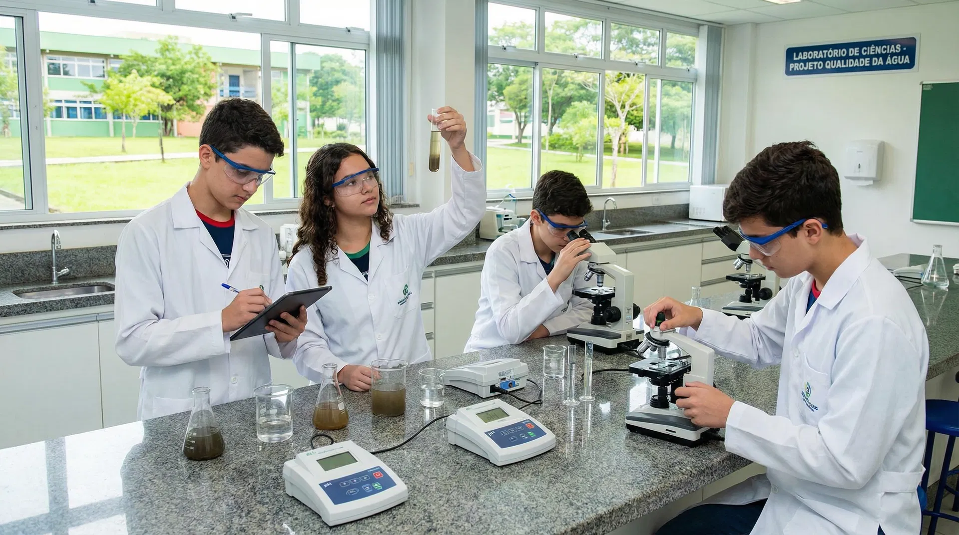 Experimento em Laboratório