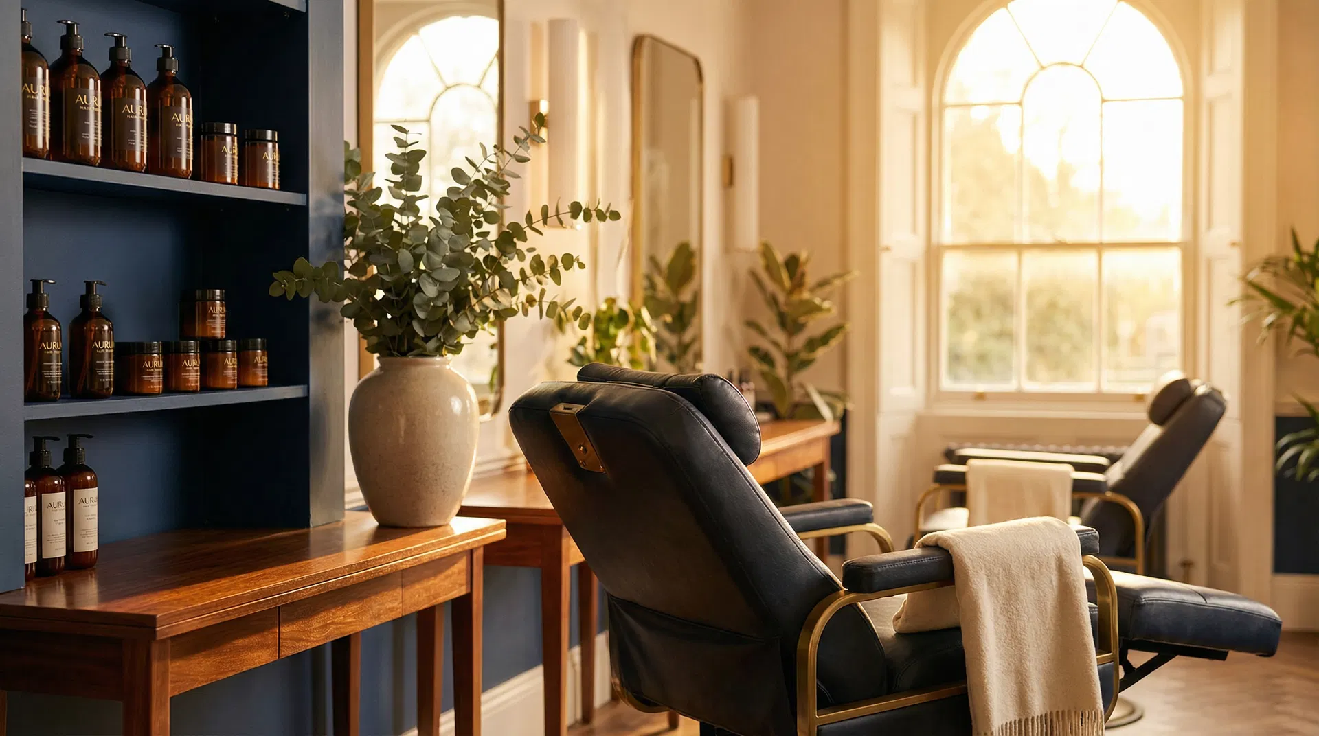 Salão de terapia capilar