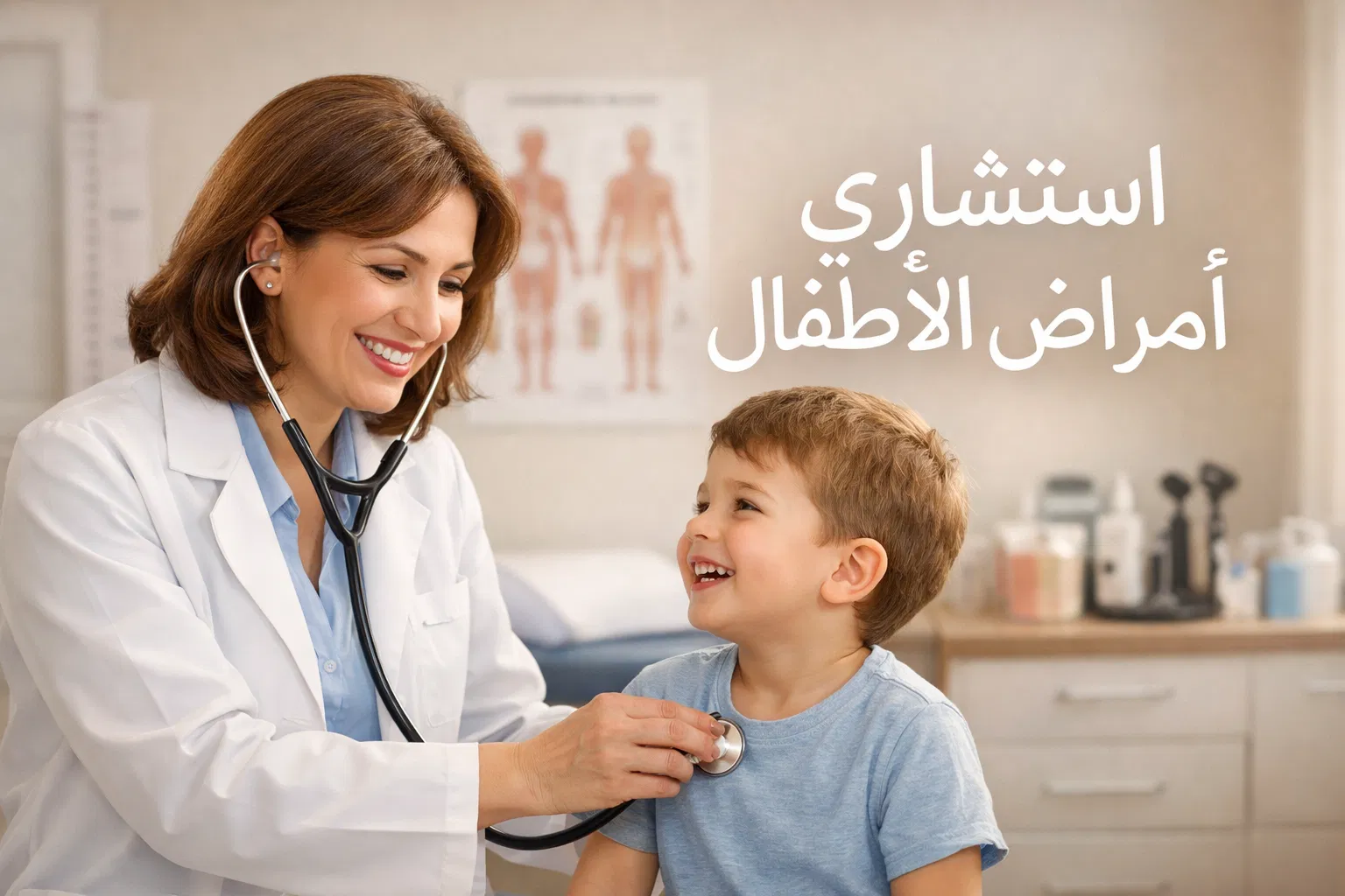 Dr. Hussein Bataineh with patient