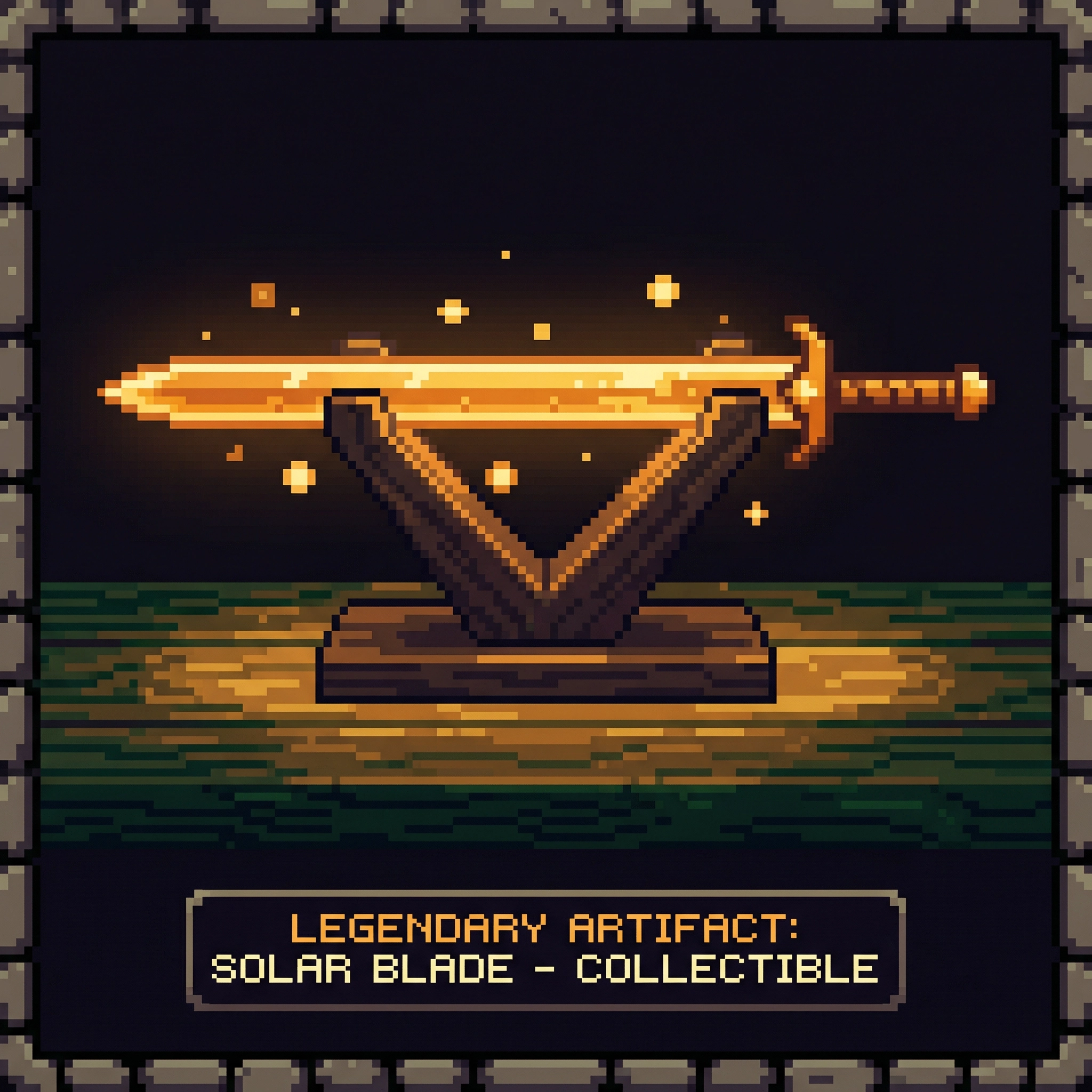 Collectible Sword on Stand