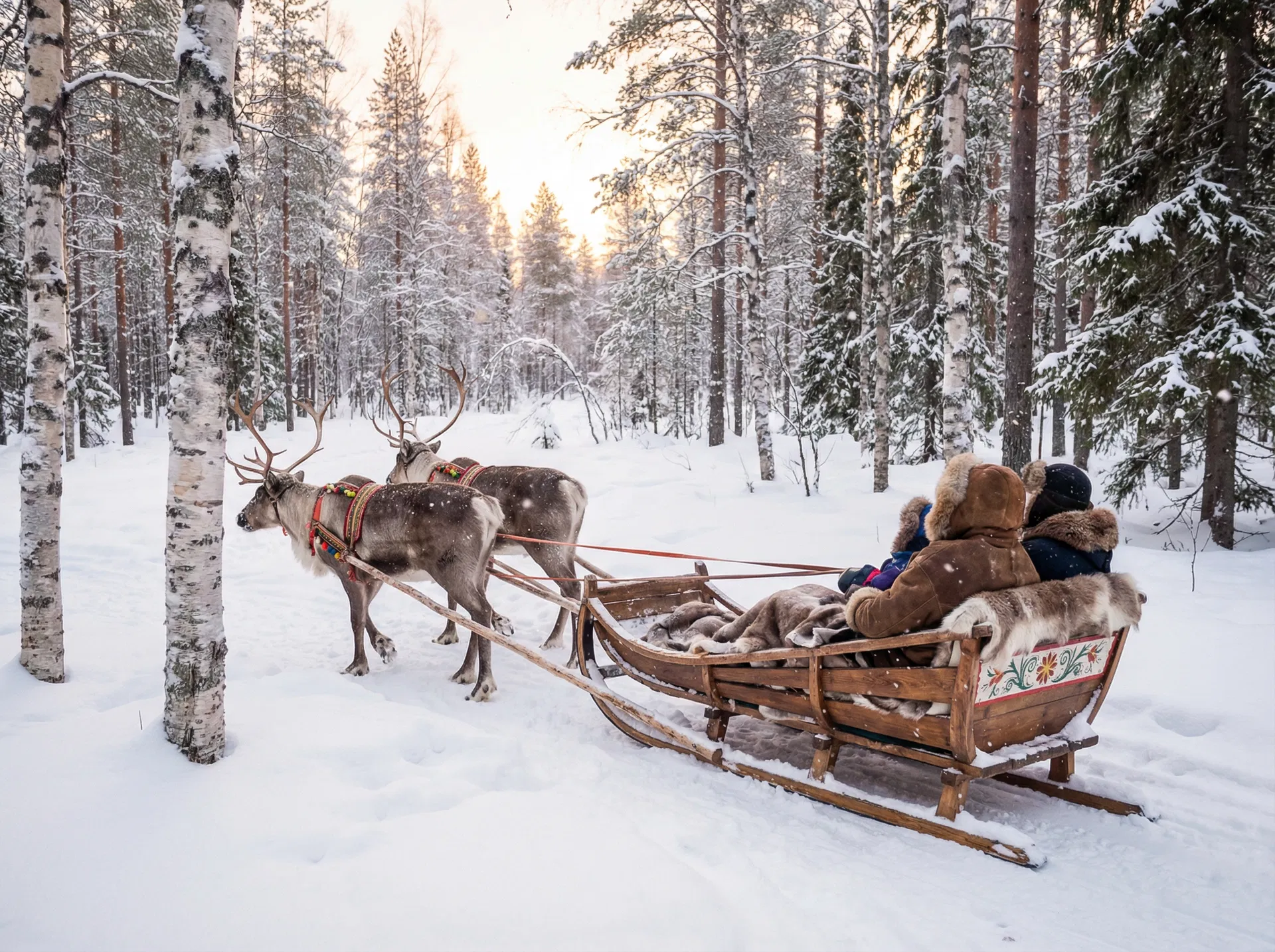 جولة عربة الغزلان