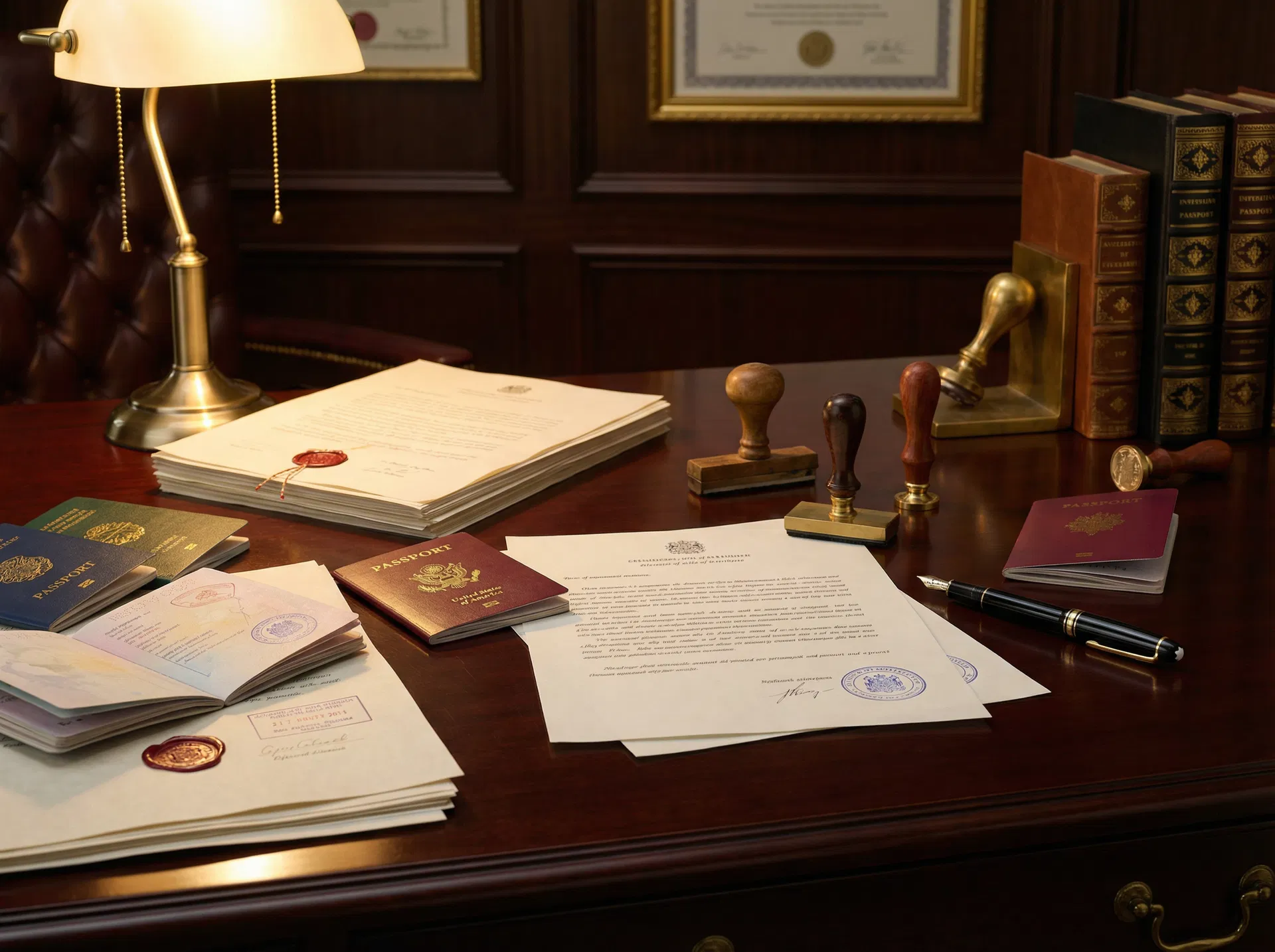 الخدمات القنصلية وتصديق الأوراق