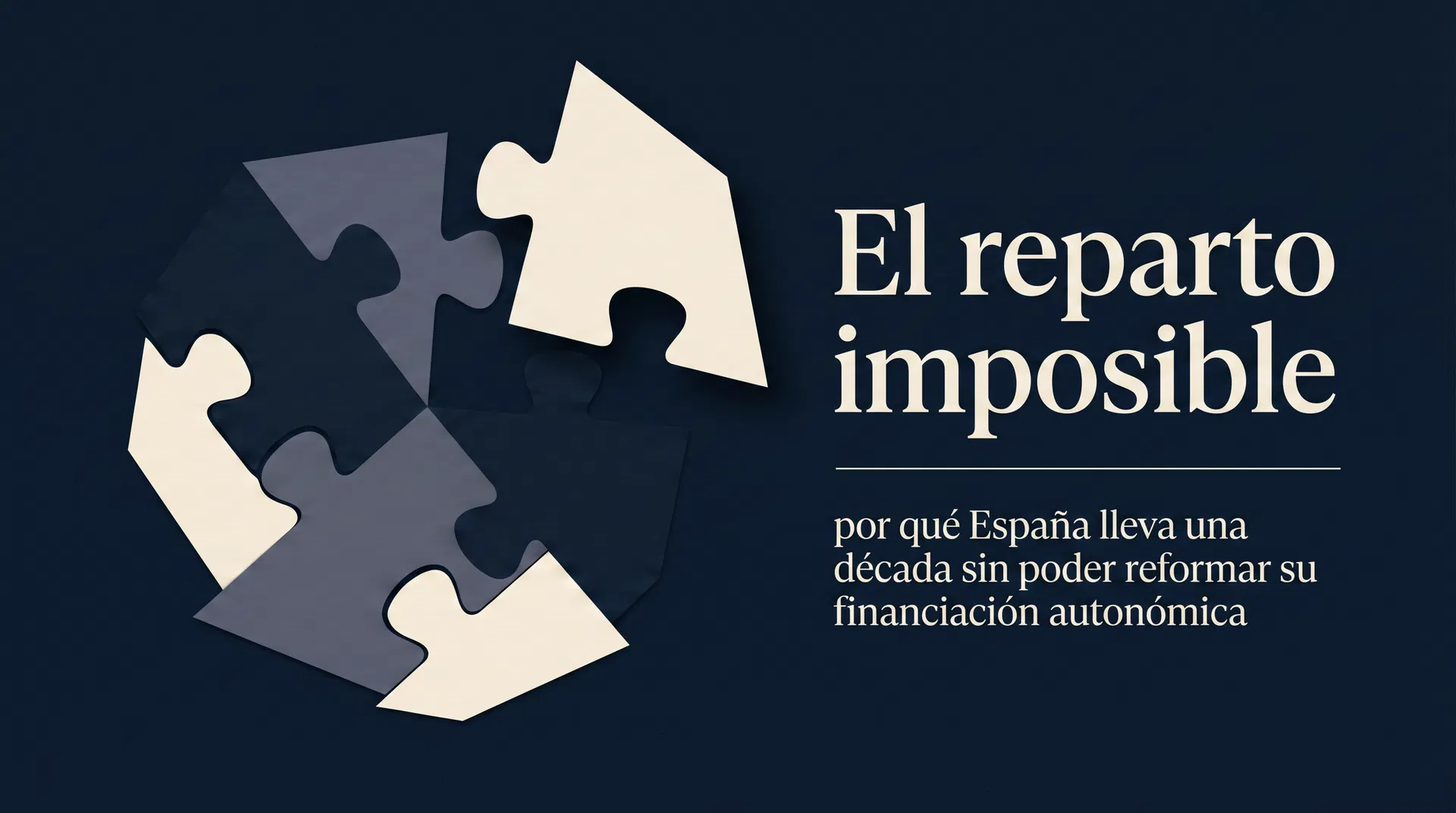 El reparto imposible: por qué España lleva una década sin poder reformar su financiación autonómica