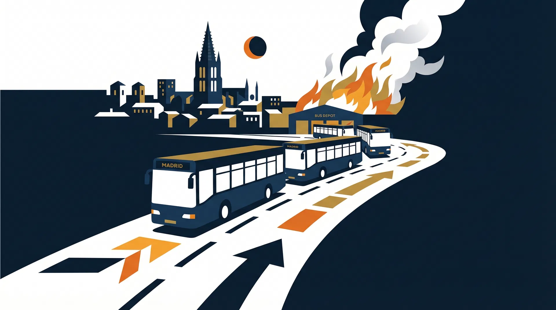 Los autobuses de Madrid han llegado a Burgos. Ahora surge la pregunta más compleja