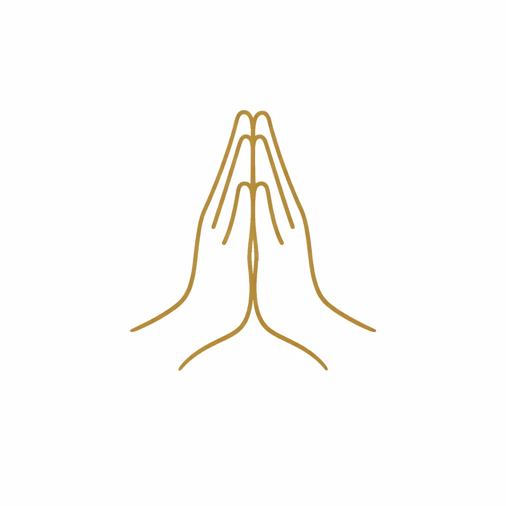 Mãos em oração