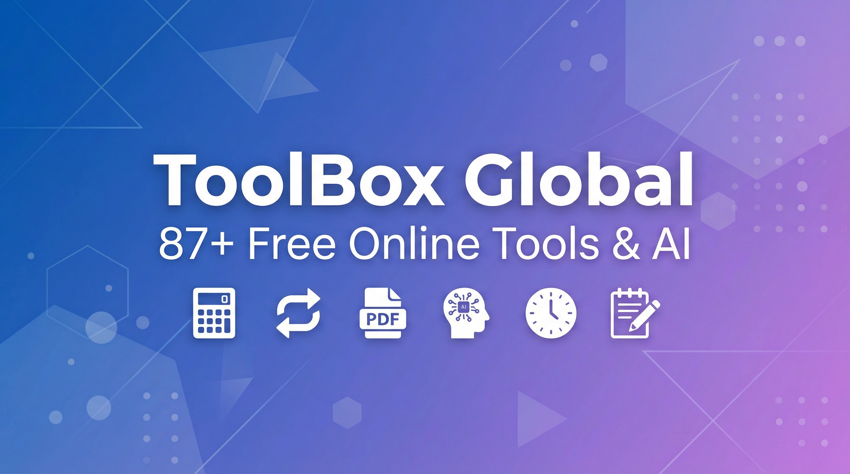 95+ Free Online Tools & AI | ToolBox Global