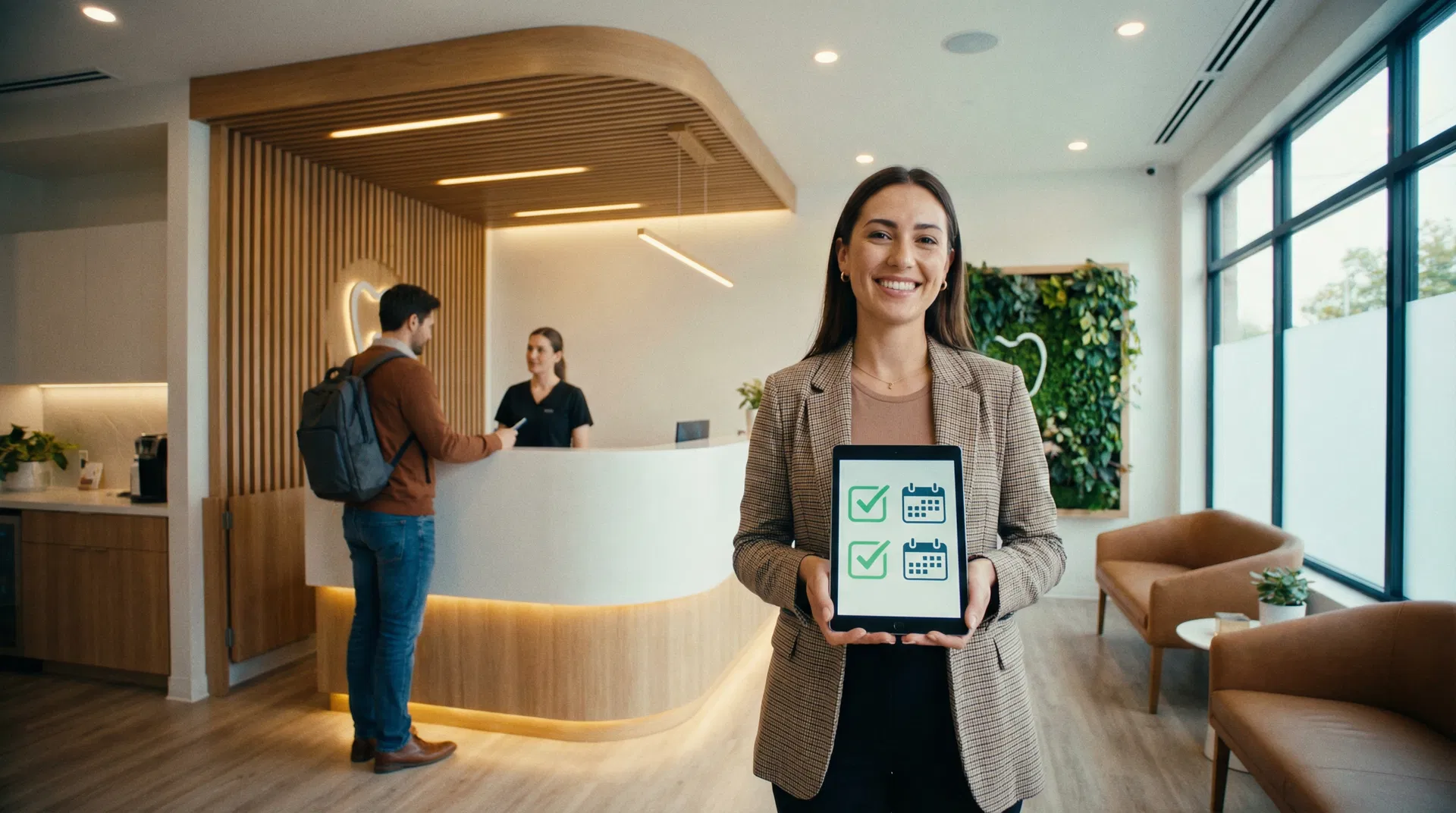 Local business using AI booking