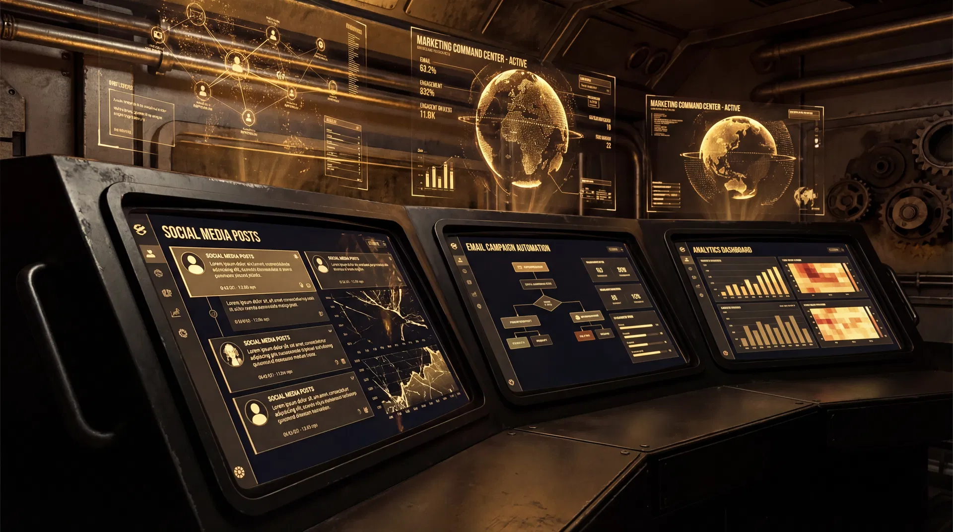 Marketing automation command center