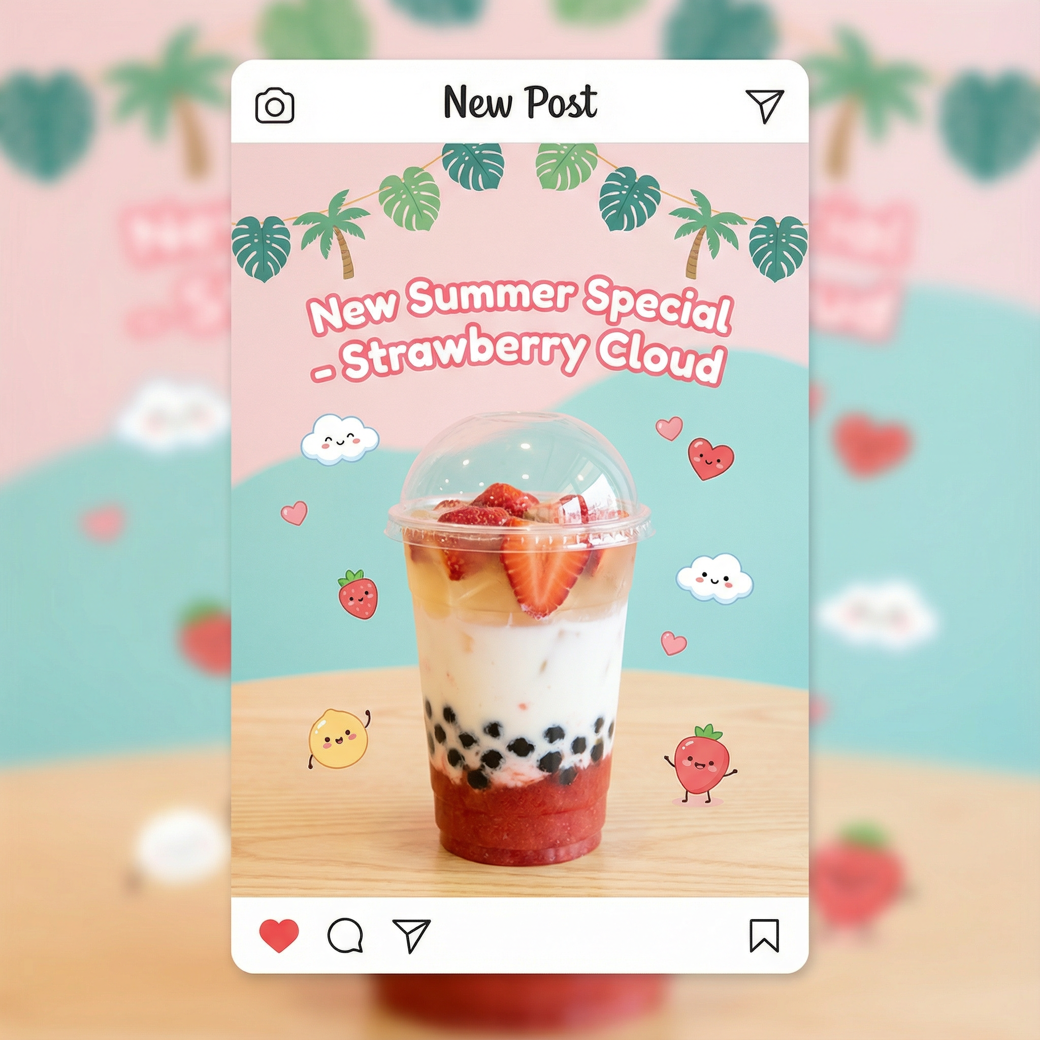 New Product Launch - Bubble Tea Shop New Arrivals