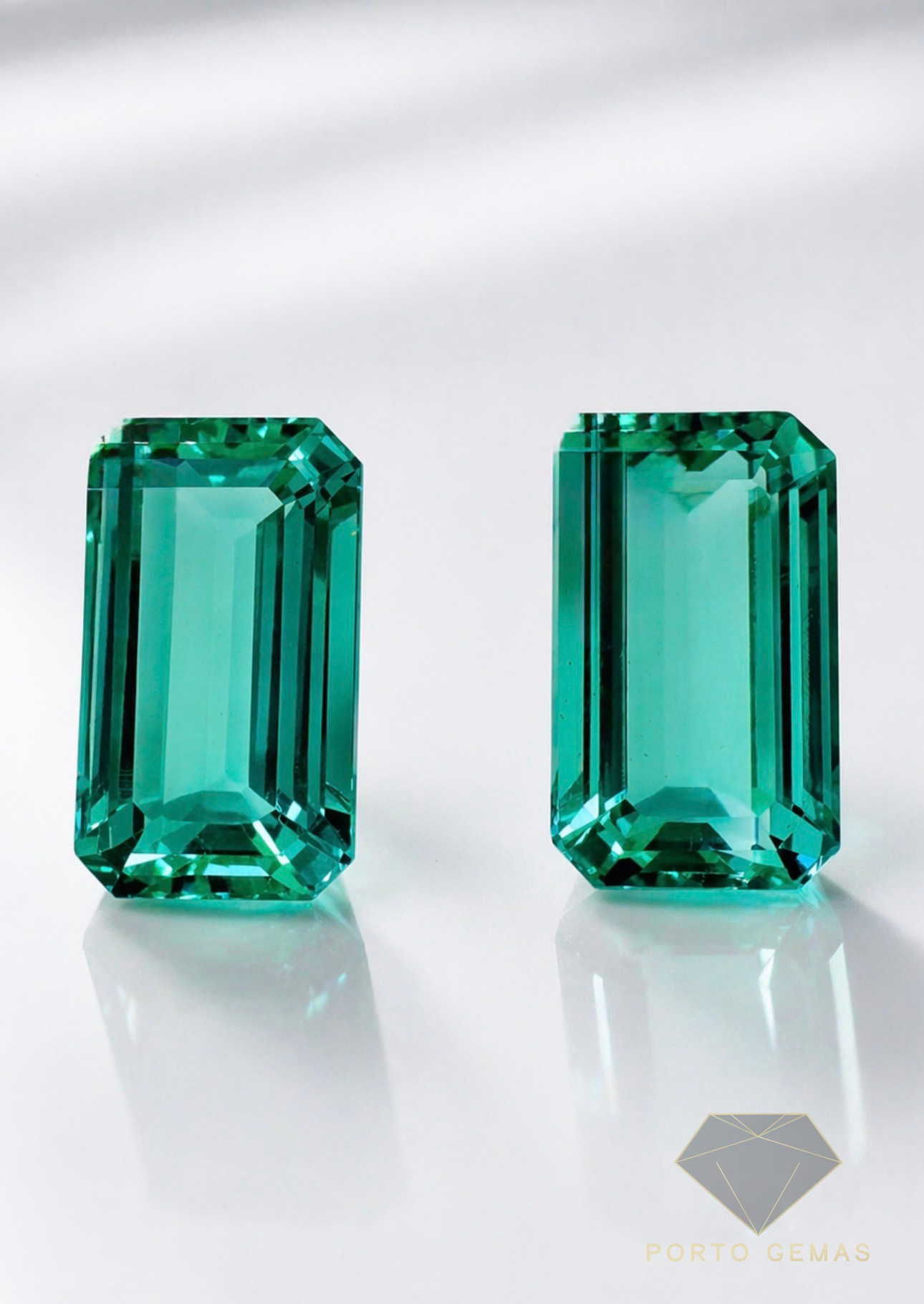 Par de Esmeraldas Calibradas