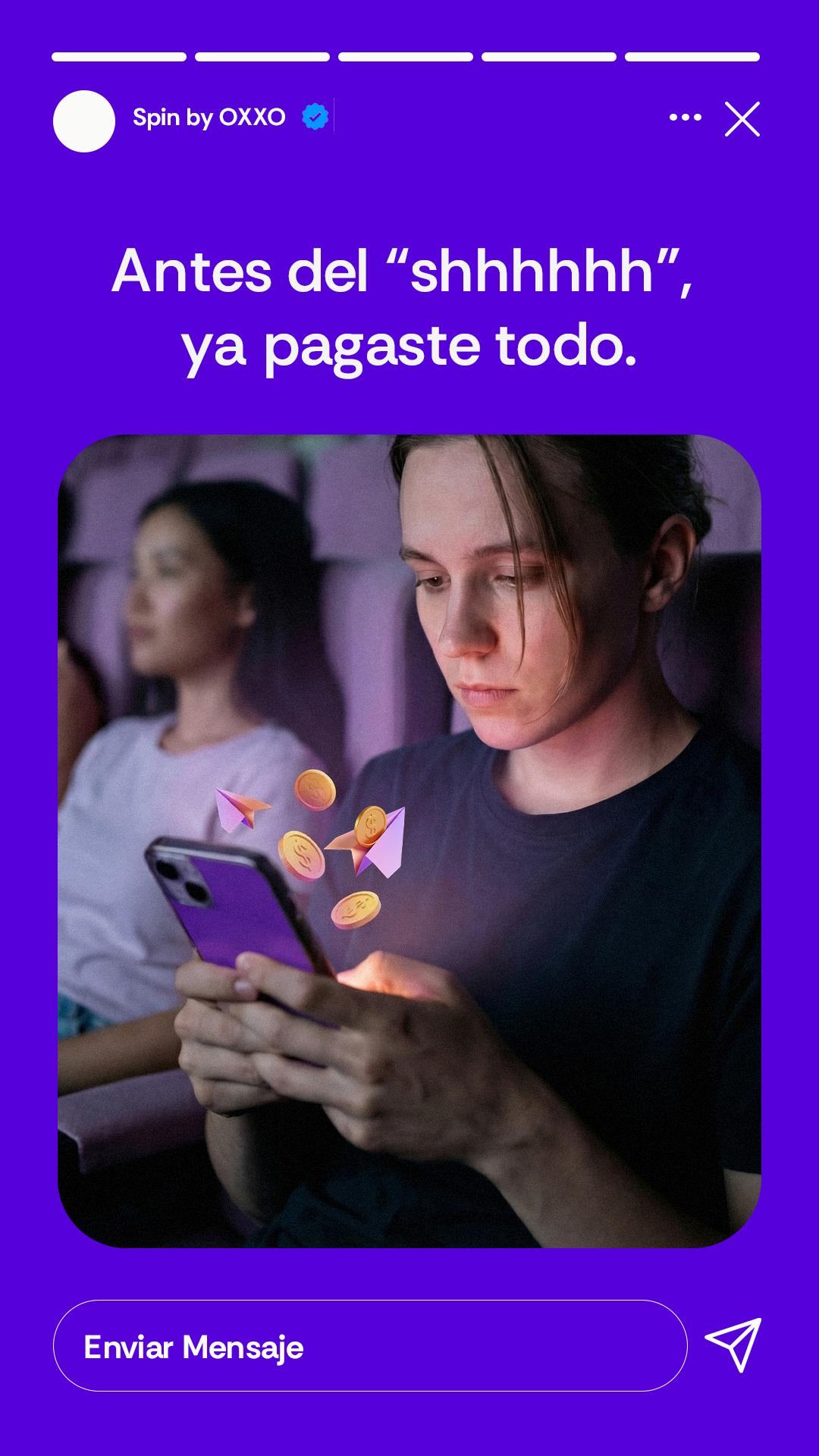 Primer visual del bloque Concepto en SPIN.