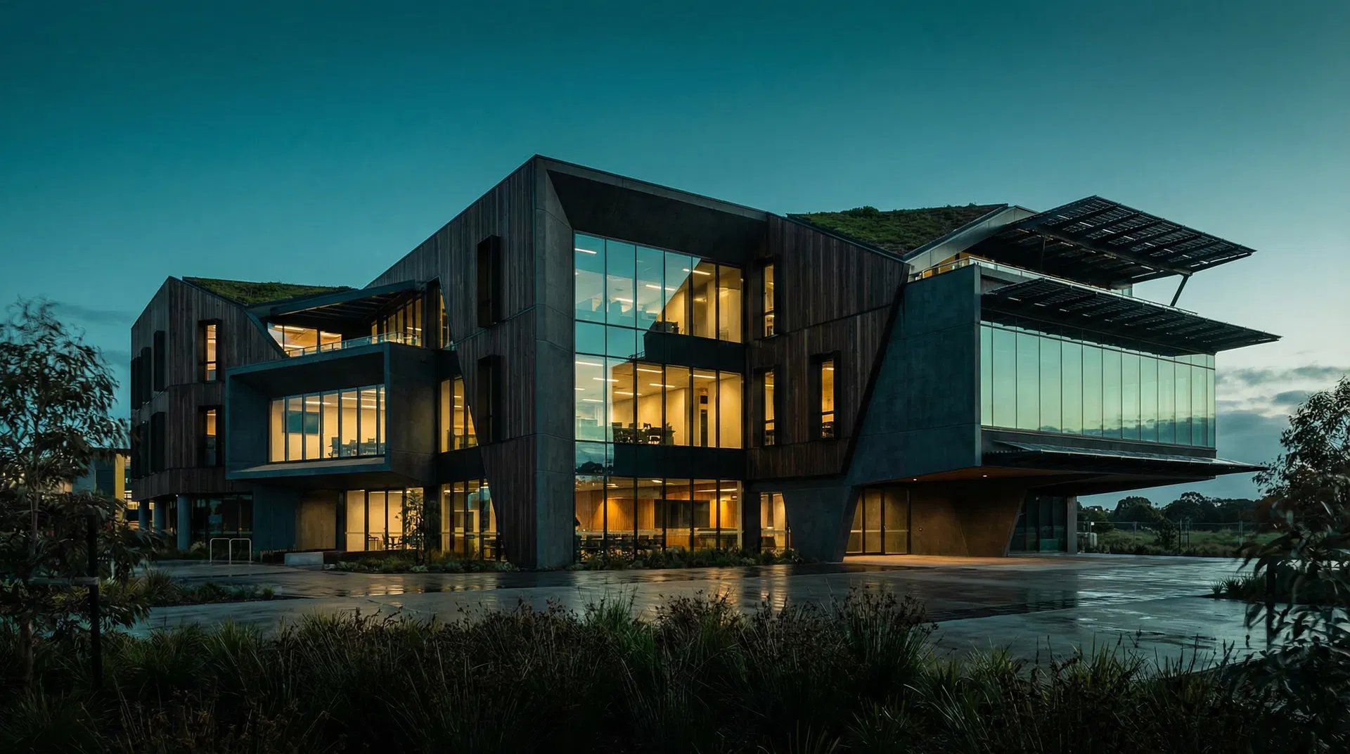 Modern sustainable building