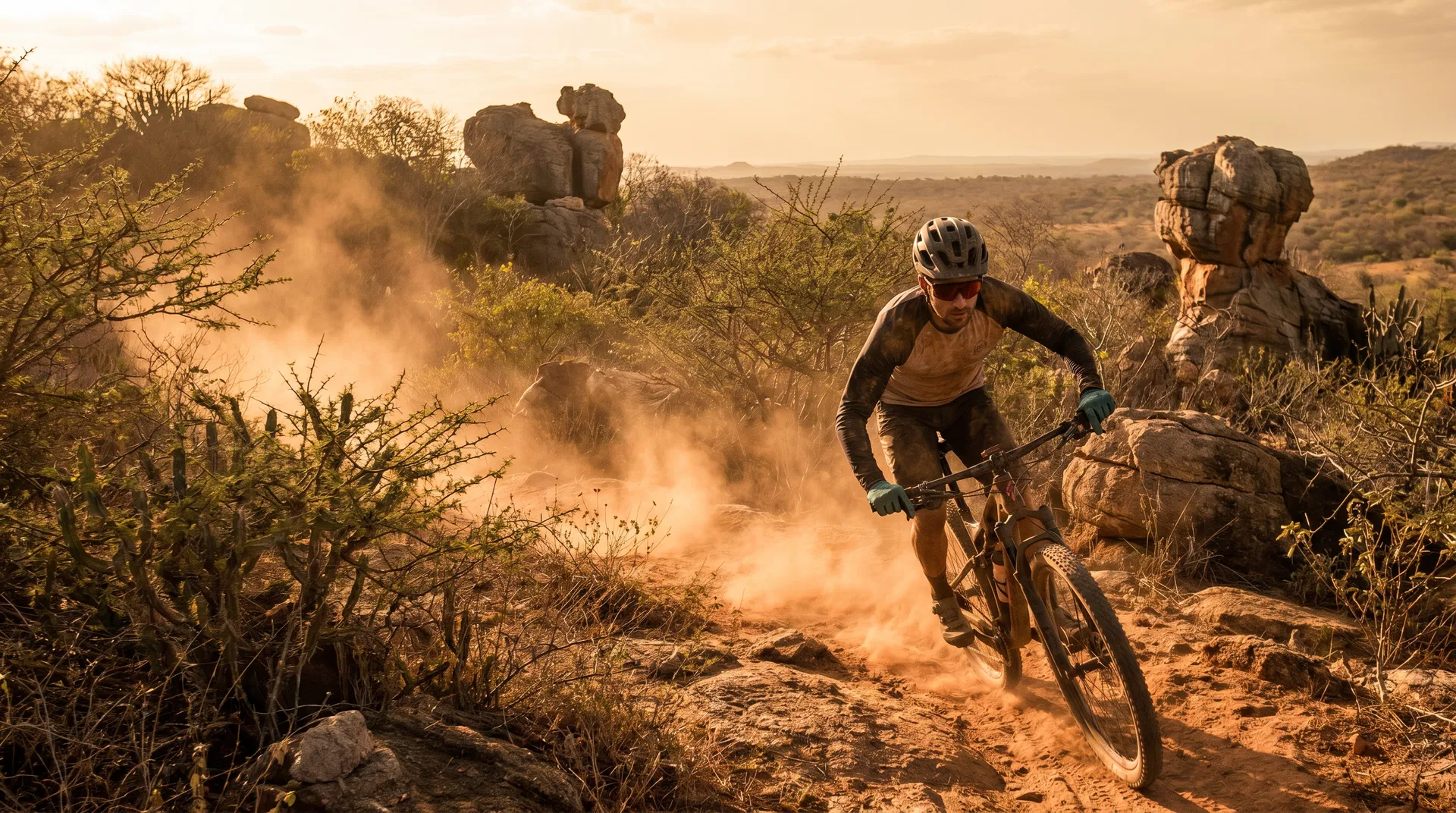 Mountain bike na caatinga