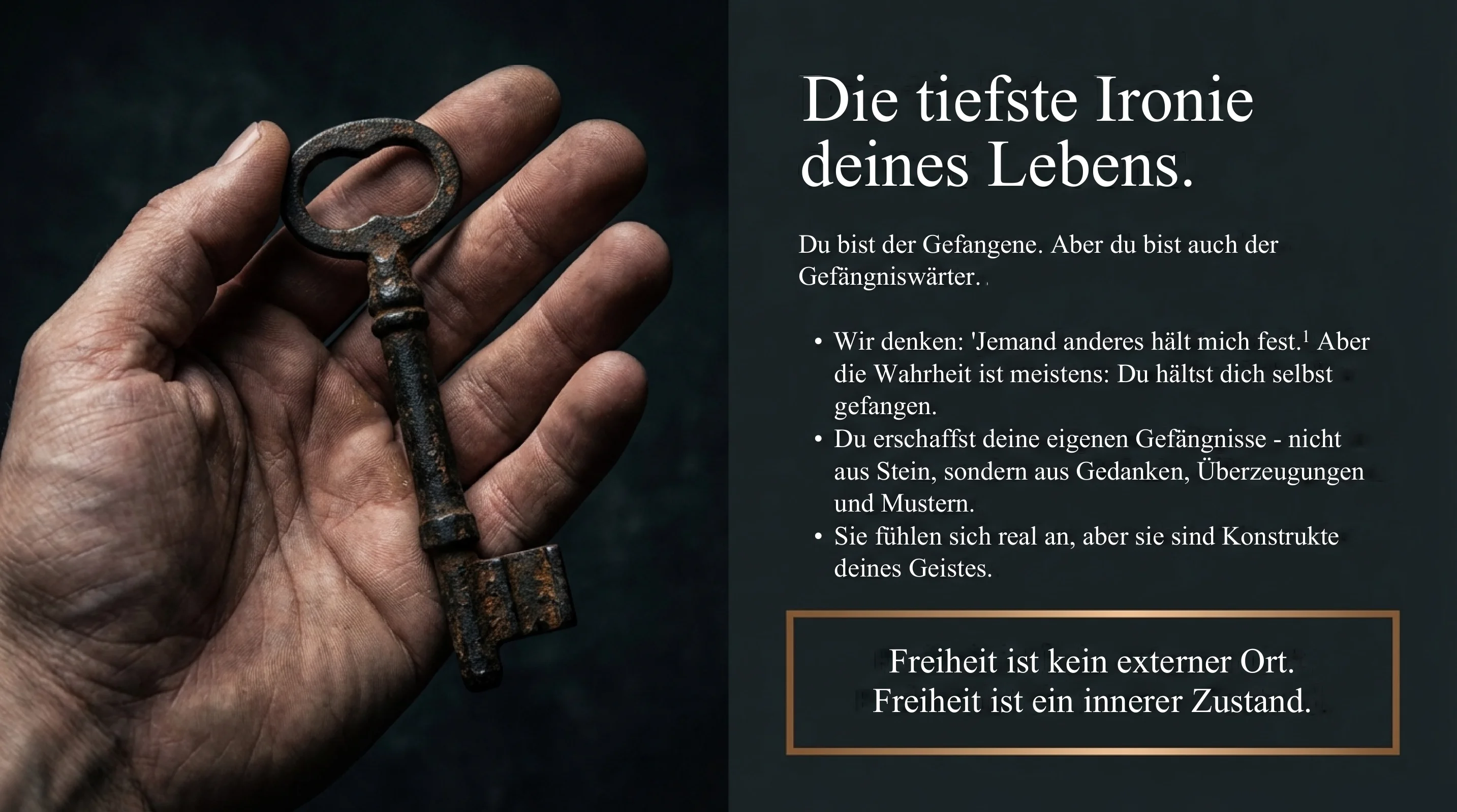 Dein Gefängnis - Dein Schlüssel - Seite 2