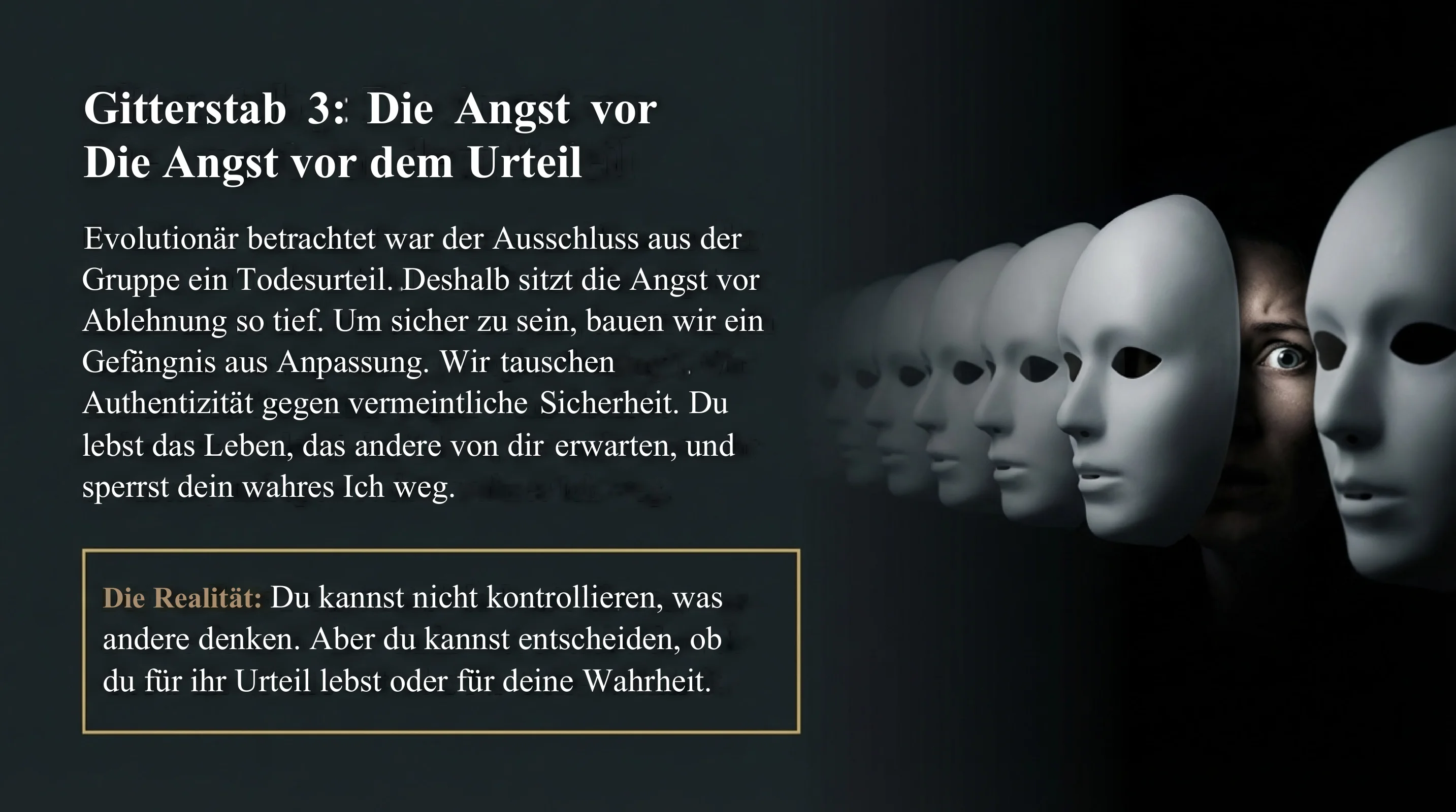 Dein Gefängnis - Dein Schlüssel - Seite 6