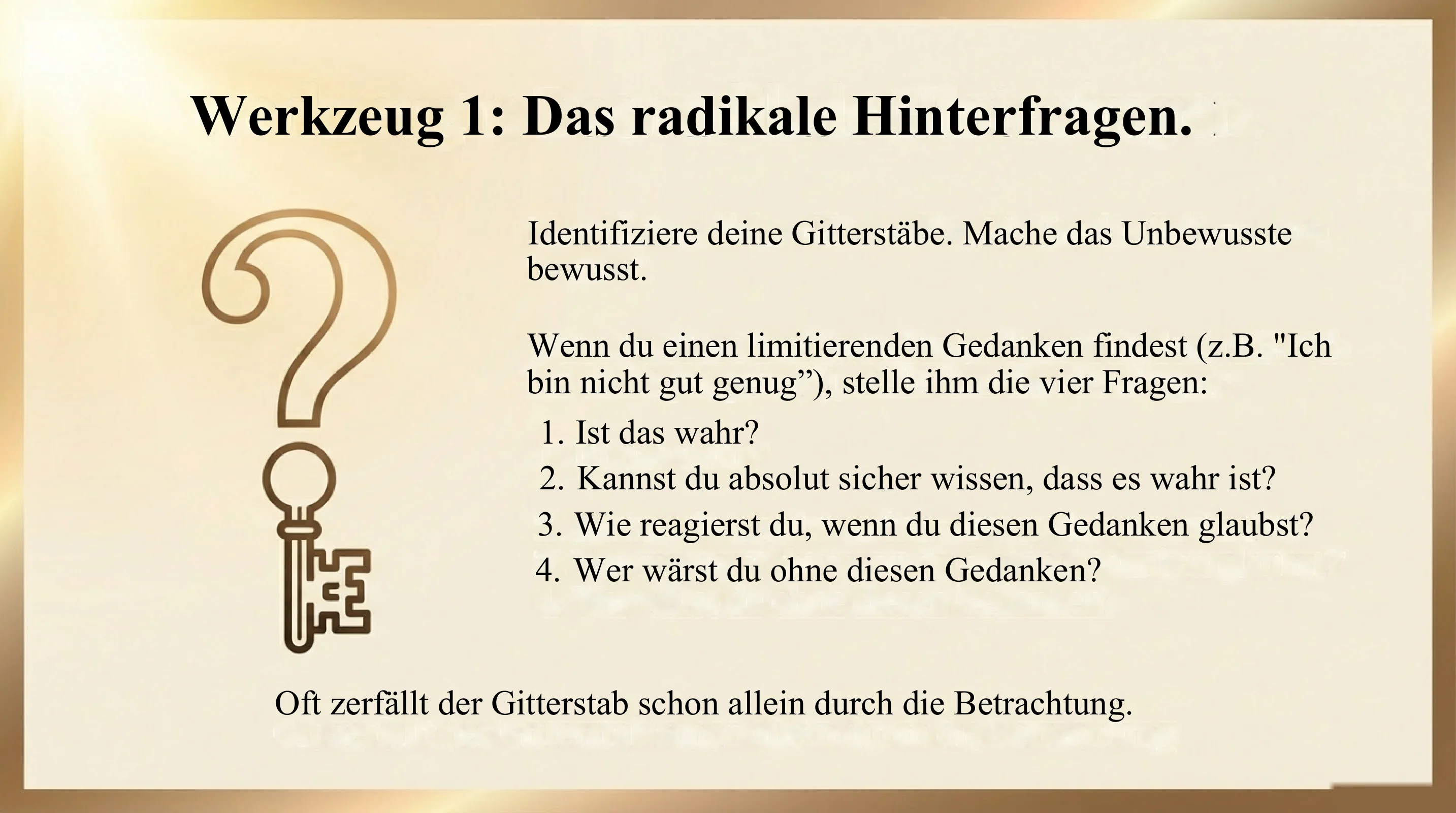 Dein Gefängnis - Dein Schlüssel - Seite 11