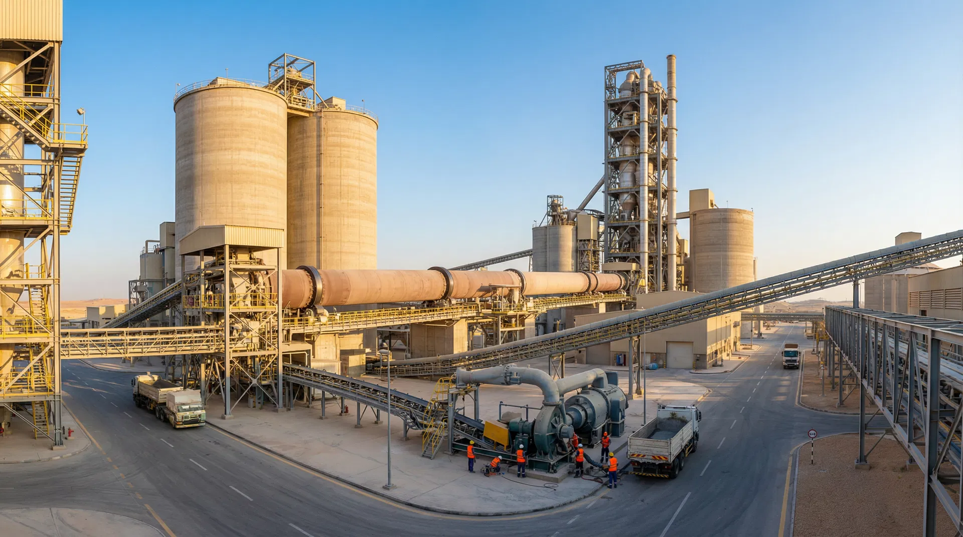 صيانة وتشغيل الخط الأول - أسمنت الجوف