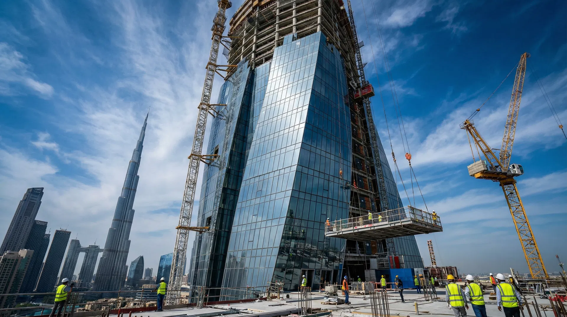 إنشاء برج KM Capital - دبي