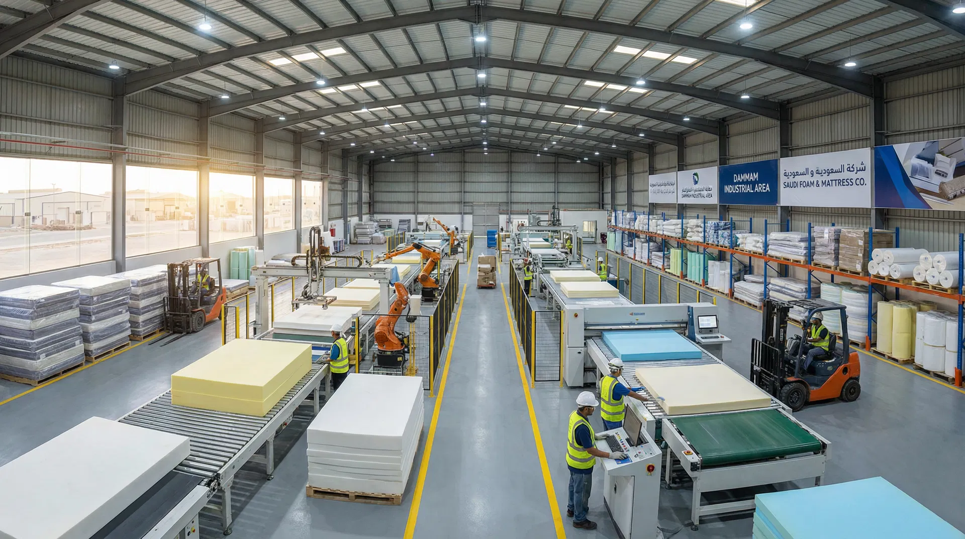 صيانة وتشغيل وتوسعة مصانع انتركويل