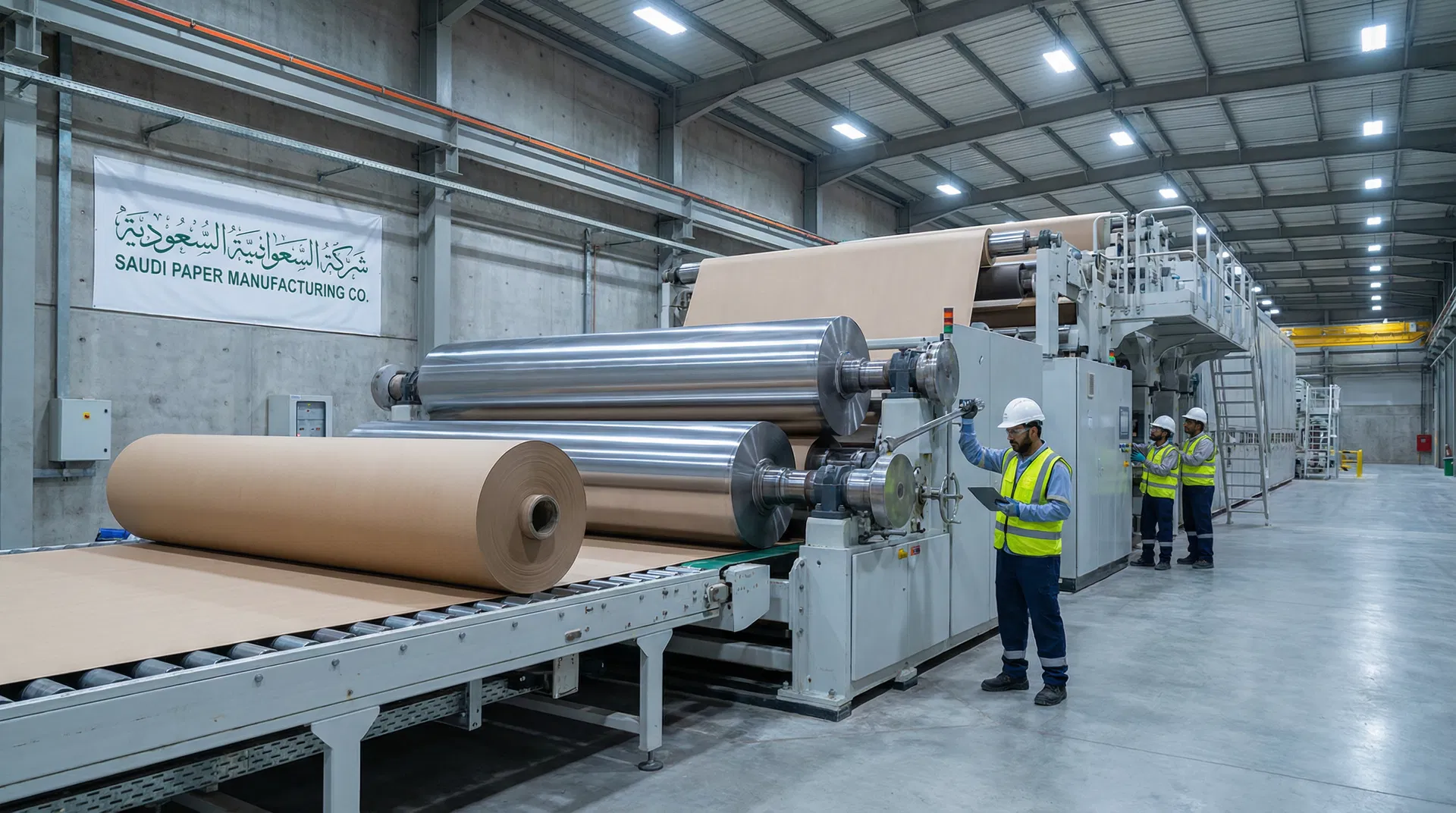 صيانة وتشغيل مصانع الشركة السعودية لصناعة الورق