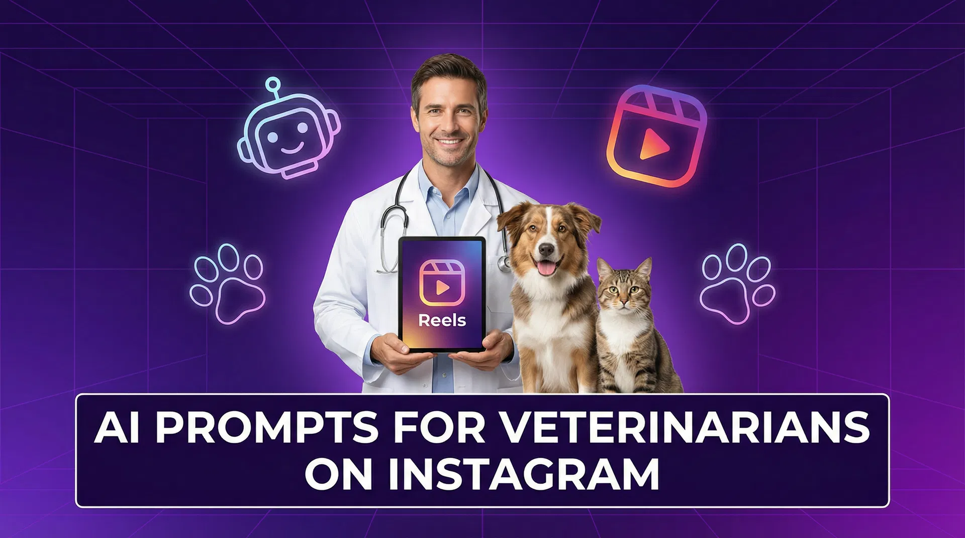 Prompts de IA para Veterinários no Instagram: Guia Completo para Crescer com Reels